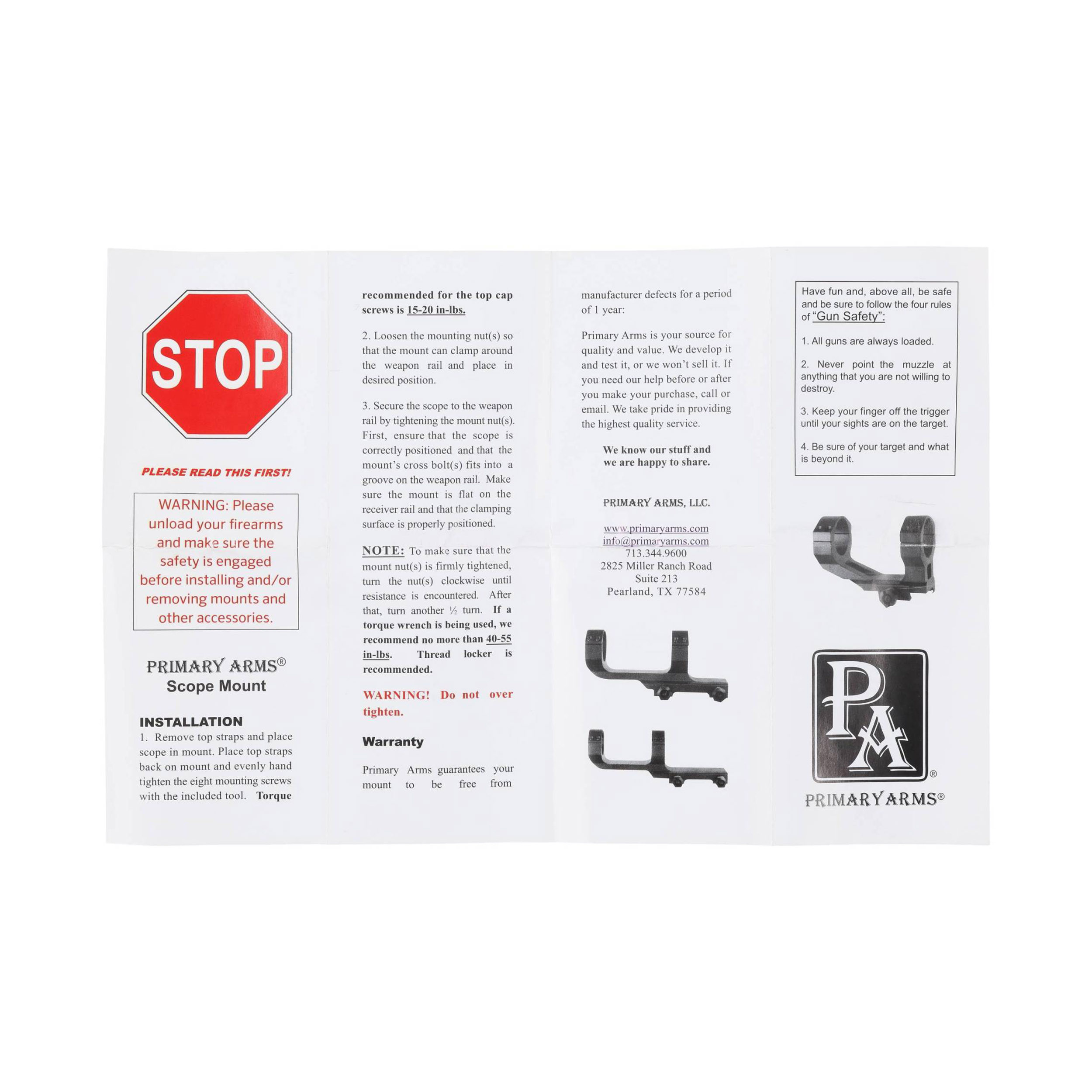 Montaż Primary Arms AR15 Deluxe Extended 1" - obrazek 5