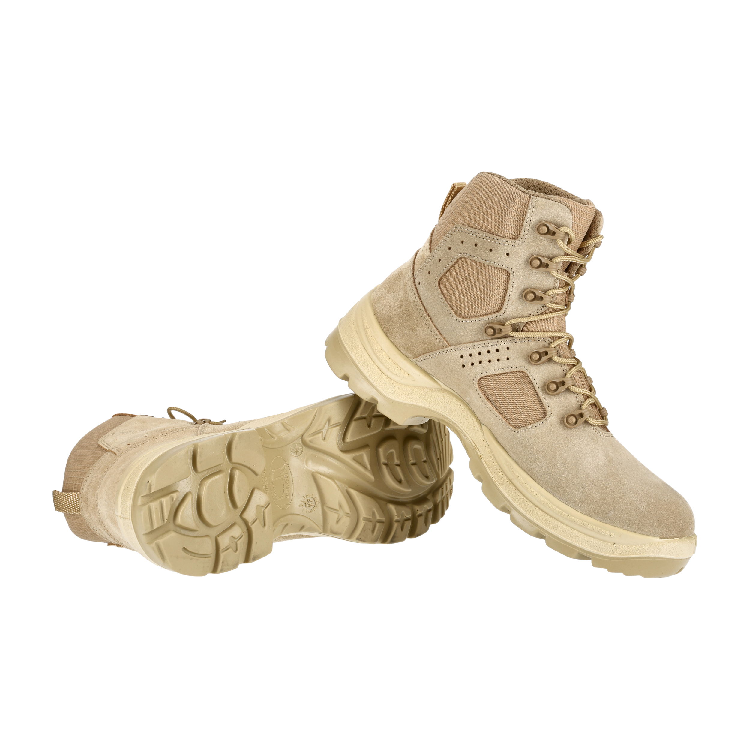 Buty taktyczne Protektor Cross Welurowe beżowe 42 - obrazek 5