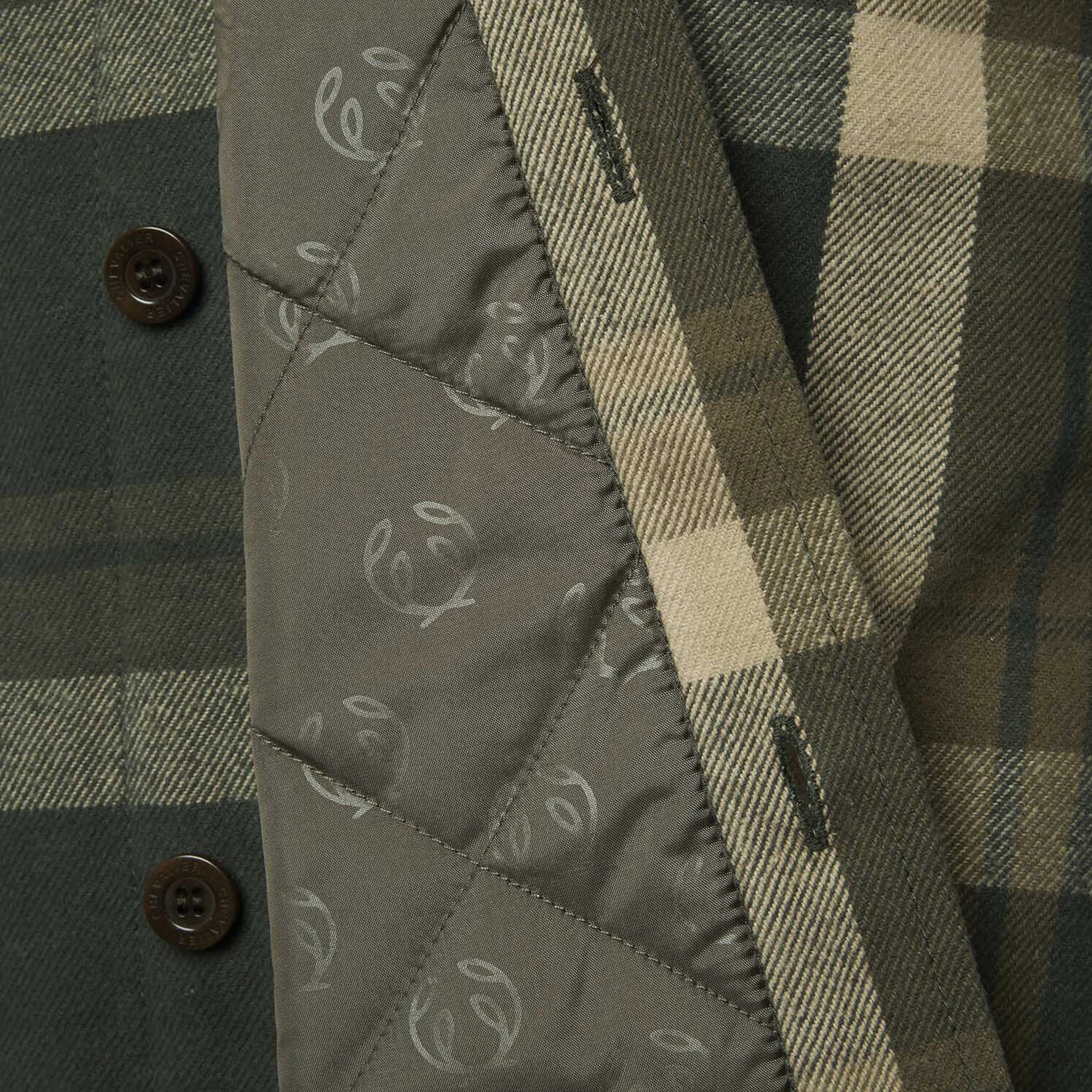 Kurtka koszulowa męska Chevalier Axe Green Checked 2XL - obrazek 4