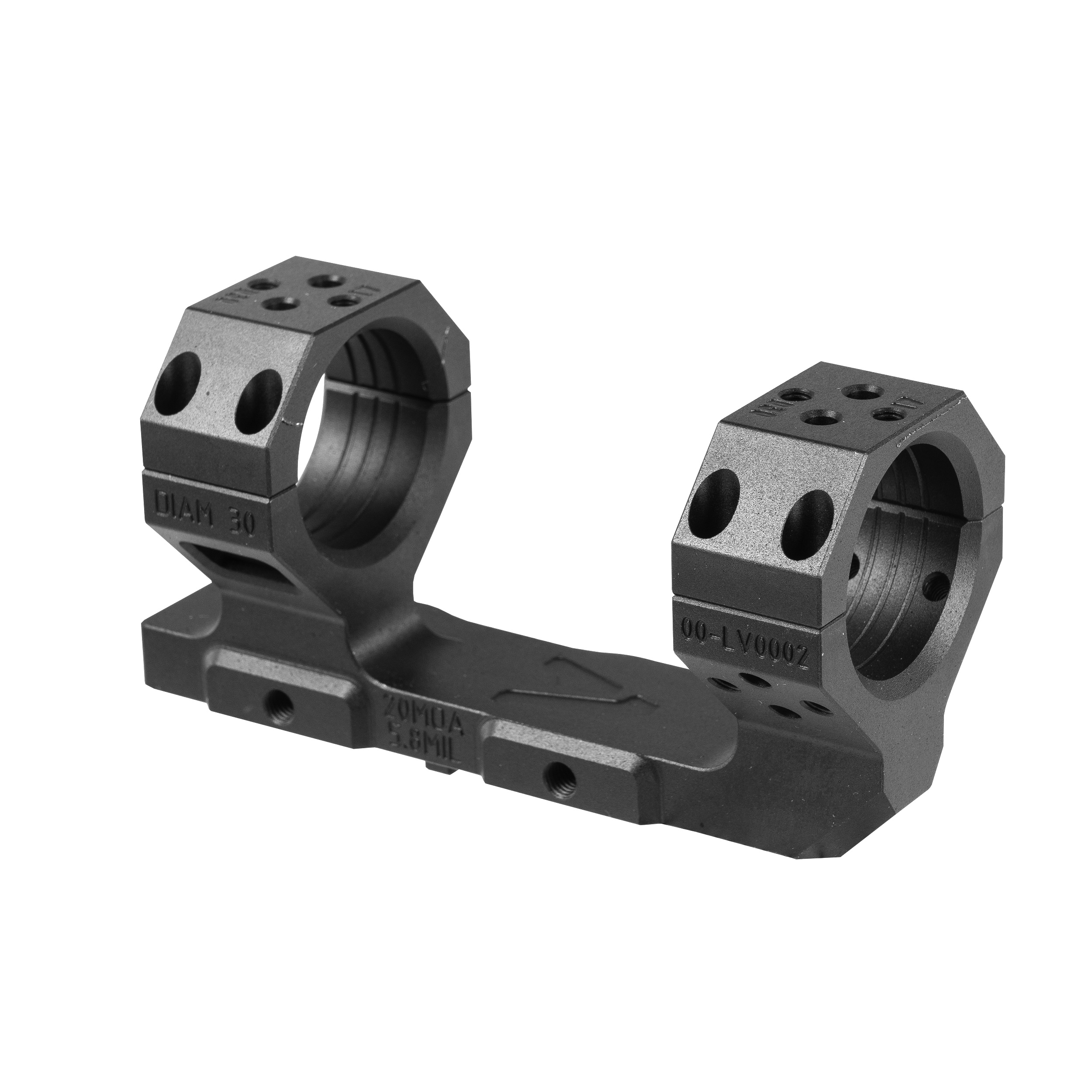 Montaż Audere Levitas jednoczęściowy 30/40 20 MOA 1,5" czarny - obrazek 2