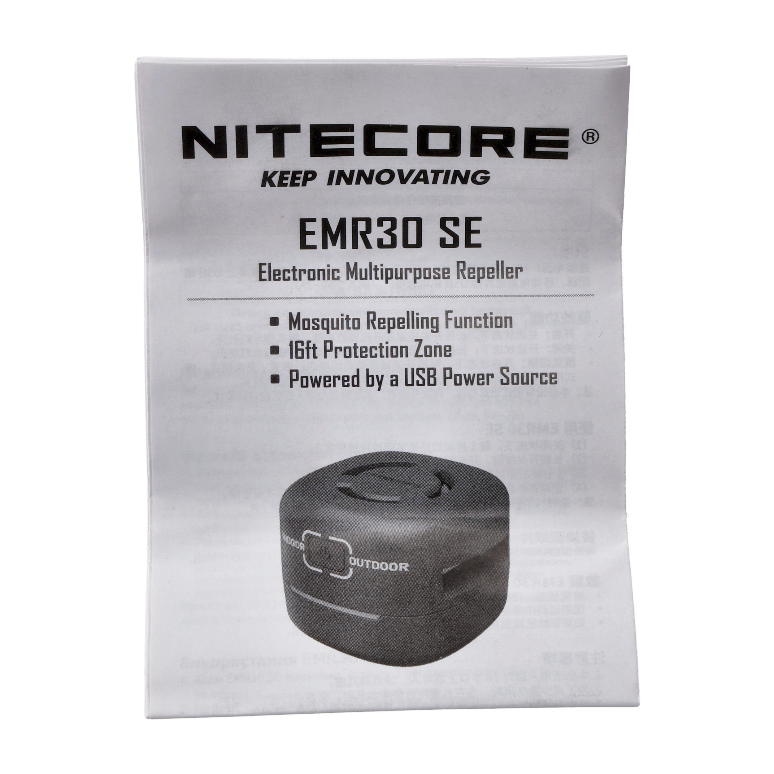 Odstraszacz komarów Nitecore EMR30 SE czarny - obrazek 6