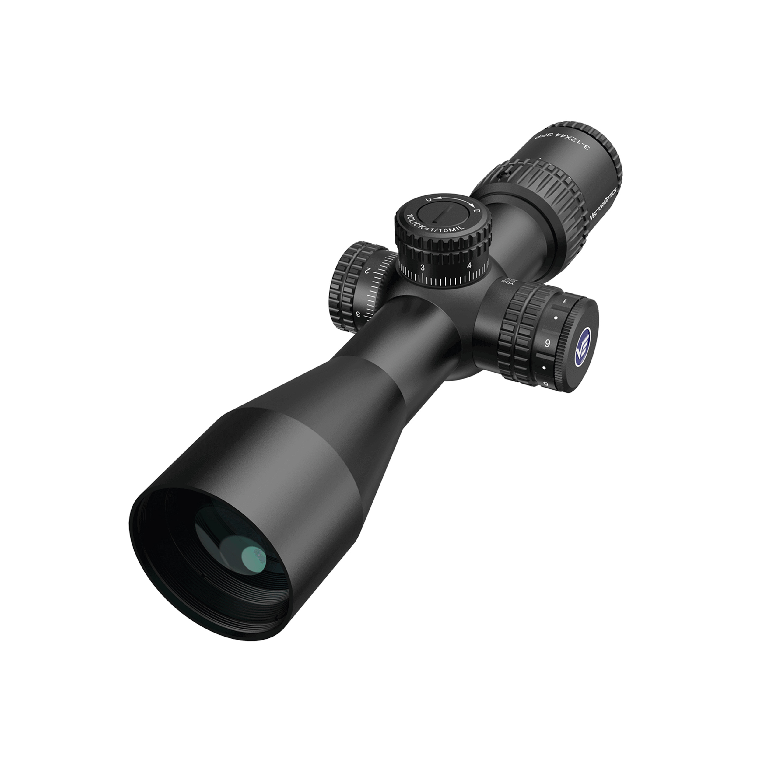 Luneta celownicza Vector Optics Veyron 3-12x44 IR Compact SFP MPR-V10 SCOM-40 czarna - obrazek 2