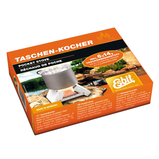Kuchenka turystyczna Esbit Stove mała (6 x 14 g) - obrazek 4
