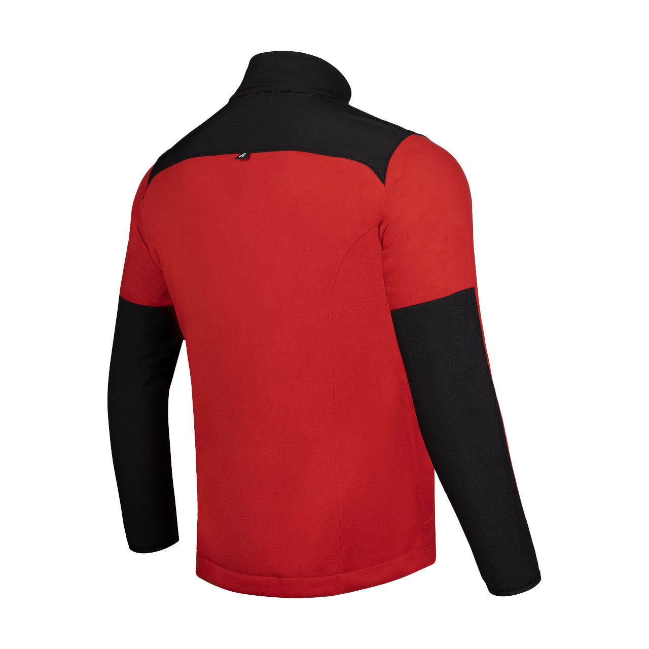 Bluza męska polarowa Alpinus Caen 200 czerwono-czarna L - obrazek 2