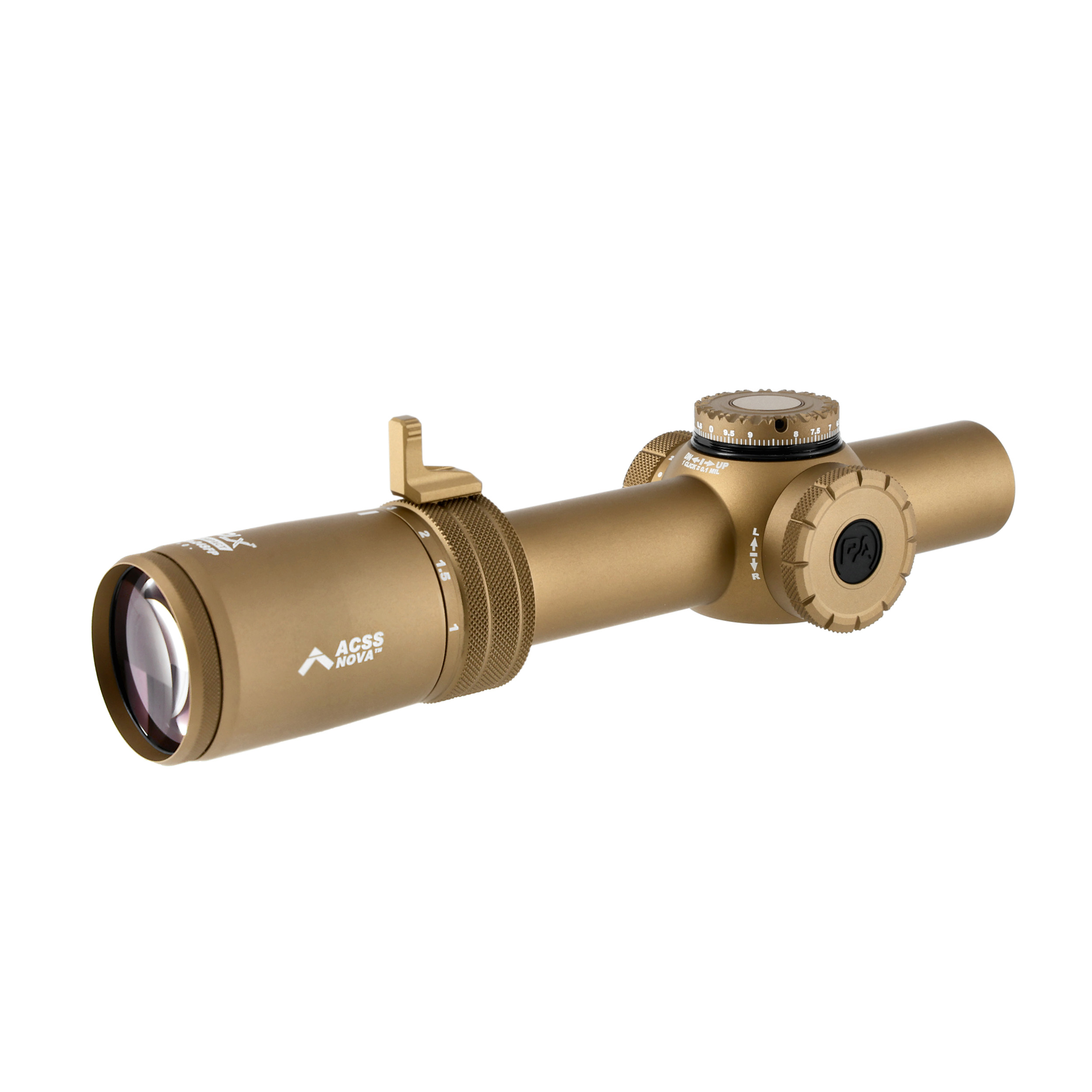 Luneta celownicza Primary Arms Compact PLx-1-8x24 mm FFP iR ACSS Nova Reticle FDE - obrazek 3