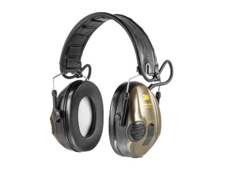 Ochronniki słuchu aktywne 3M Peltor SportTac oliwkowy/pomarańczowy