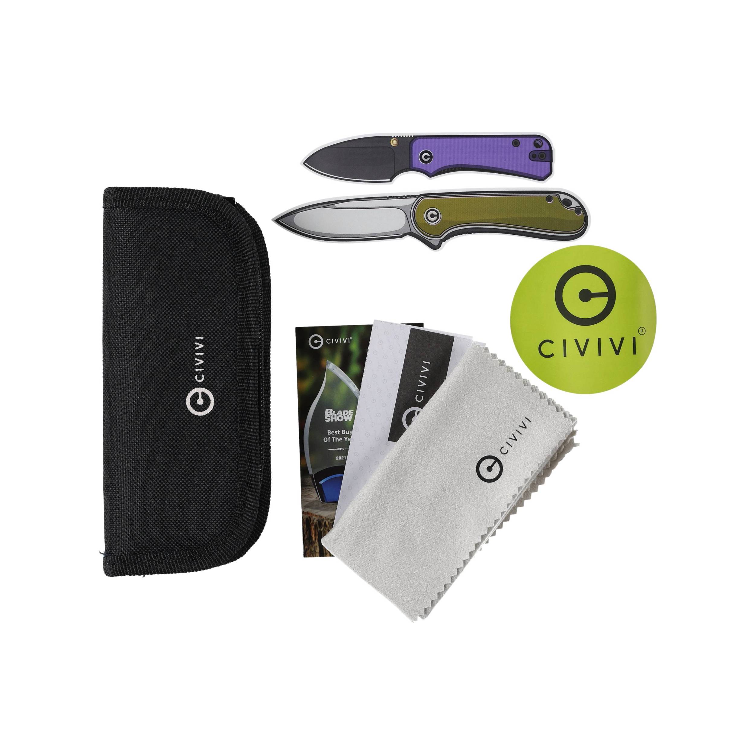 Nóż składany Civivi Baby Banter Wharncliffe C19068SC-2 purple - obrazek 8