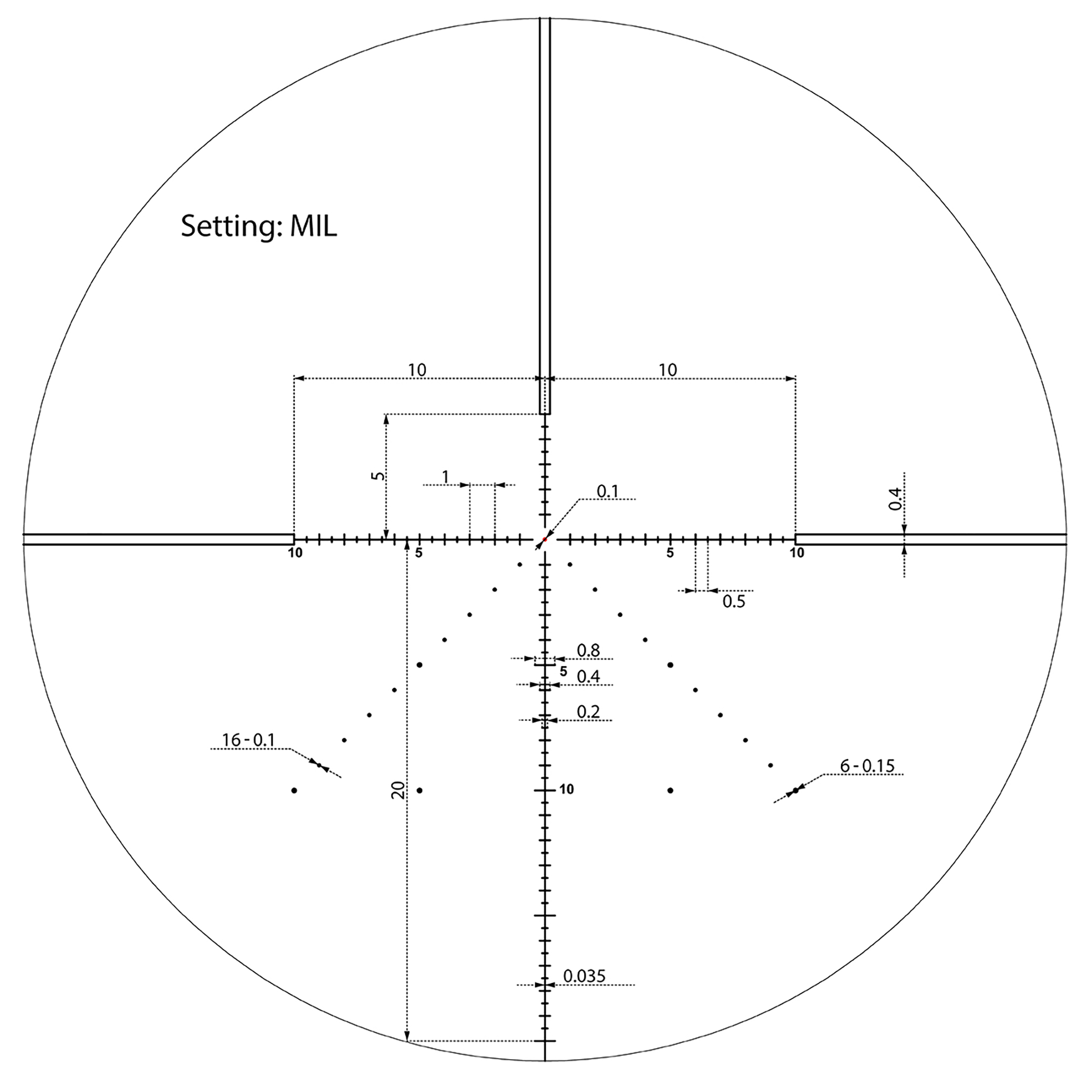 Luneta celownicza Vector Optics Veyron 6-24x44 30 mm FFP SCFF-37 - obrazek 6