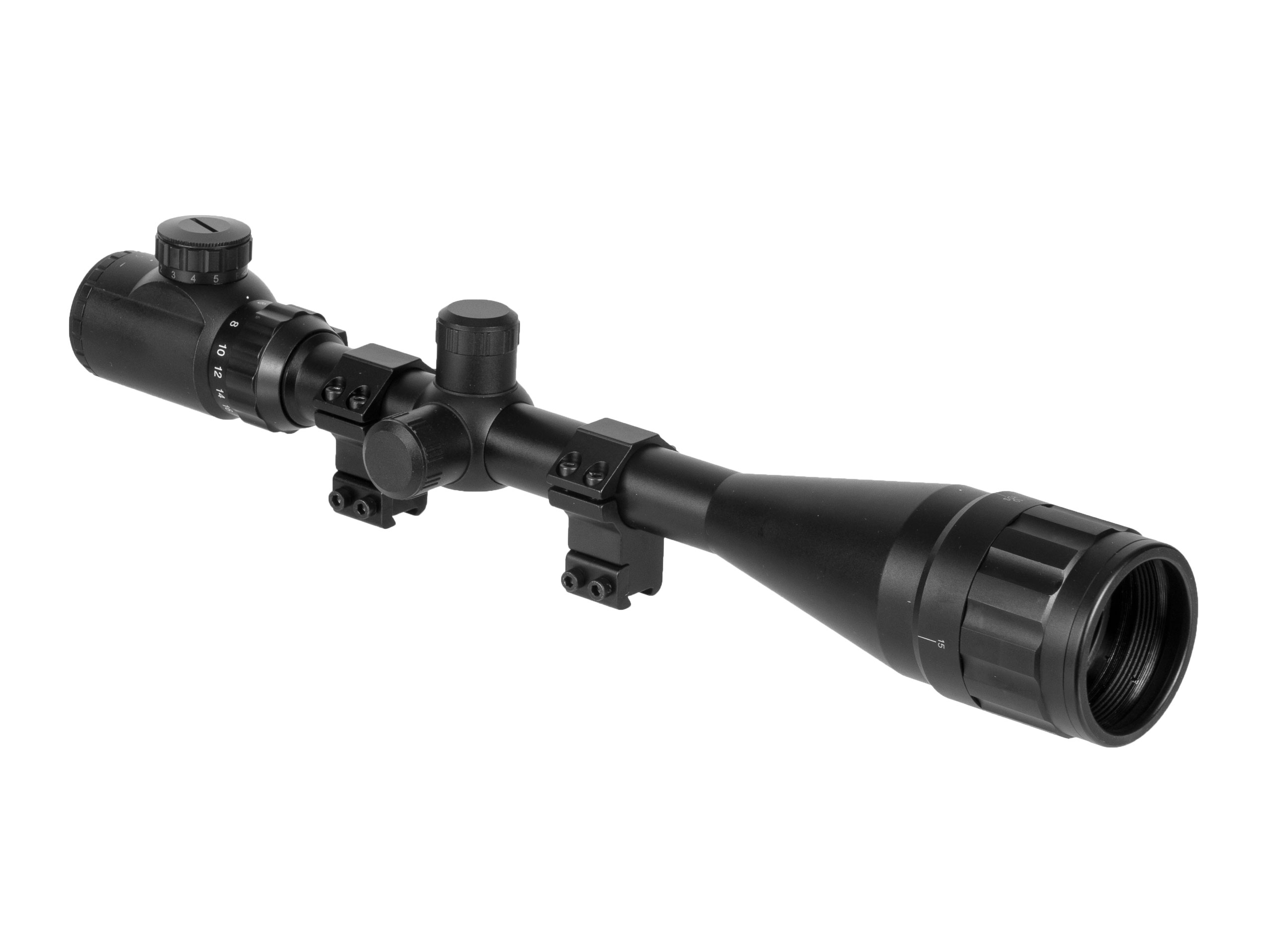 Luneta celownicza Vogler 6-24x50 AOEG siatka balistyczna, z podświetleniem, z montażem - obrazek 5