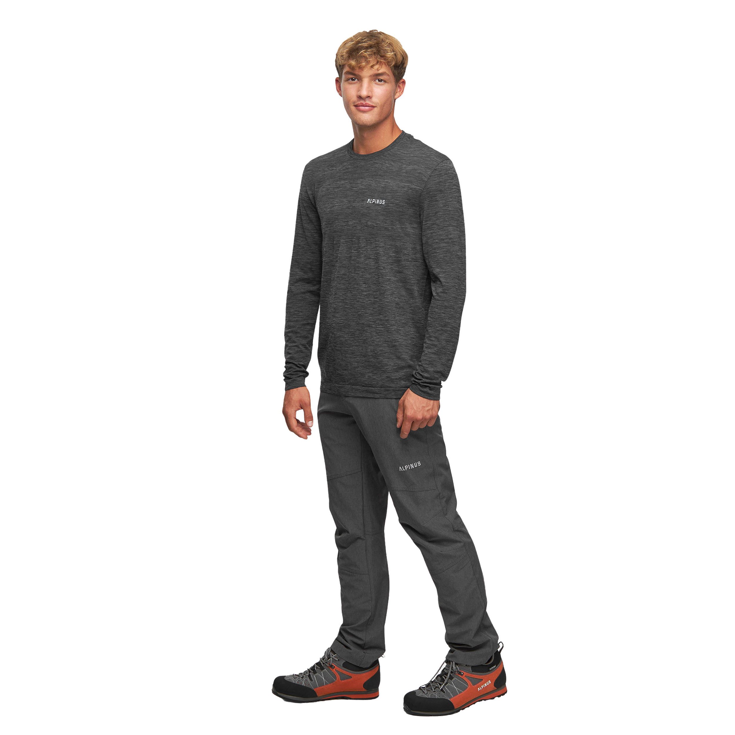 Koszulka męska Alpinus funkcyjna Antorno szara M - obrazek 3