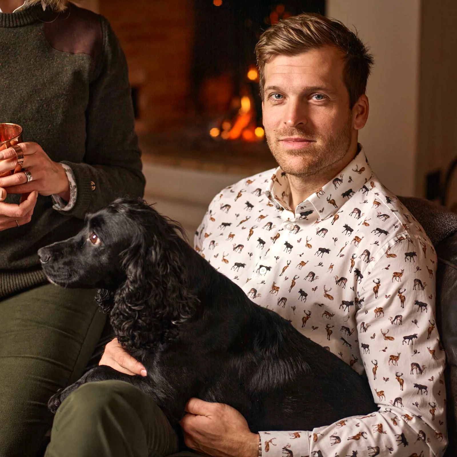 Koszula męska Chevalier Danson Royal Family Print S - obrazek 5