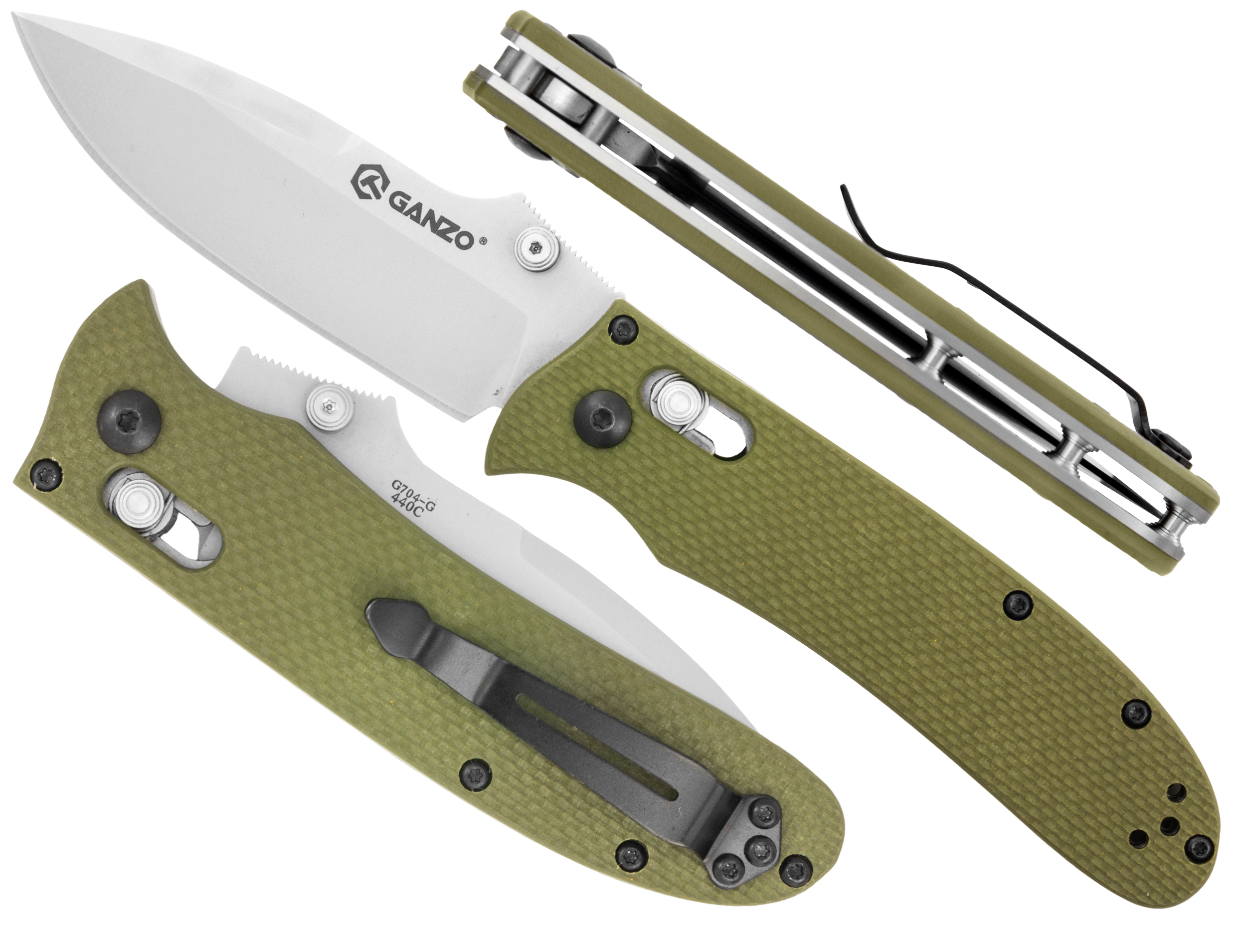 Nóż składany Ganzo Firebird G704-GR - obrazek 7