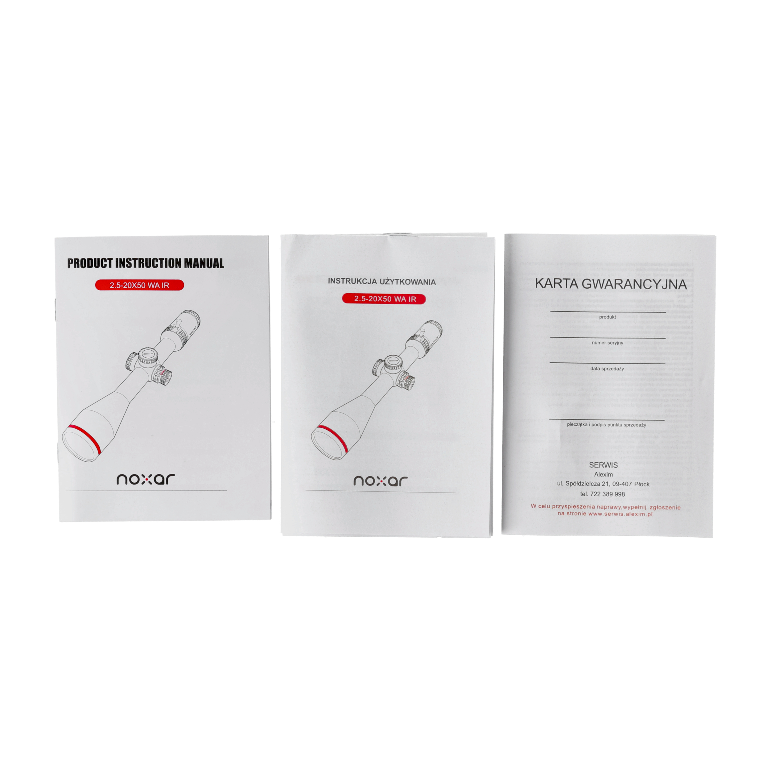 Luneta optyczna Noxar Magnar 2,5-20x50 PRO (plus obejmy 30mm PIcantinny) - obrazek 8