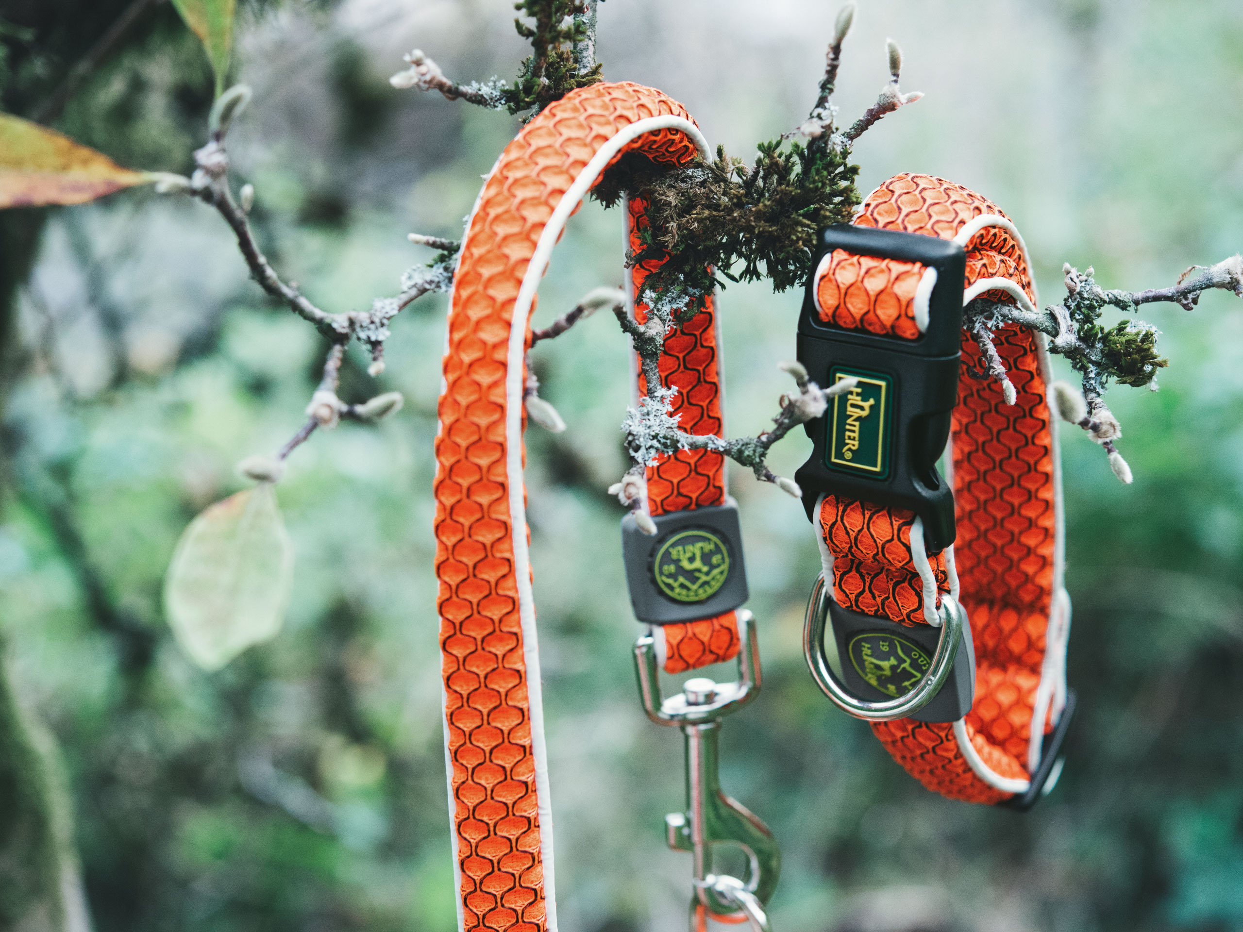 Obroża Hunter Hilo Vario Basic XL pomarańczowa - obrazek 3