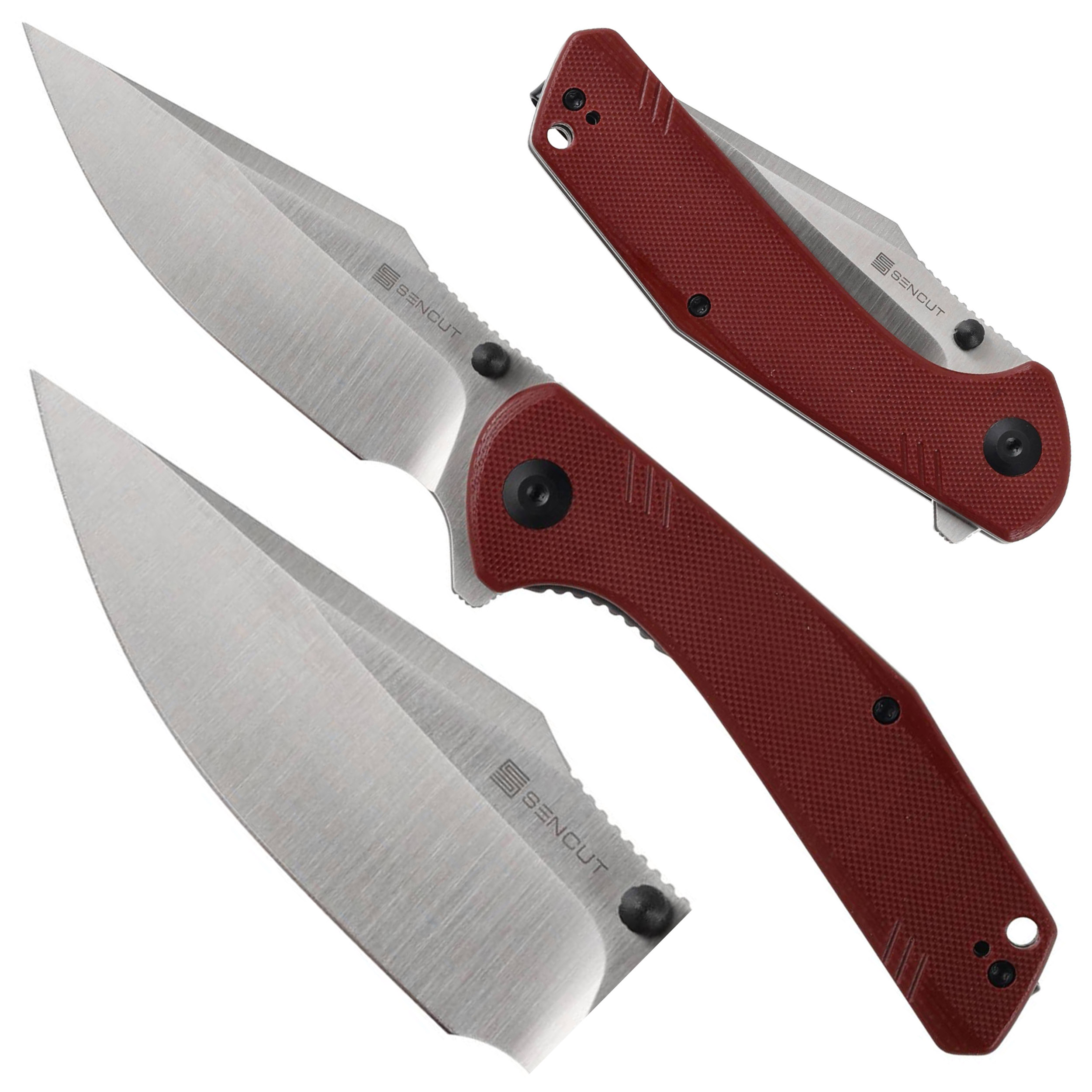 Nóż składany Sencut Actium SA02A burgundy - obrazek 8