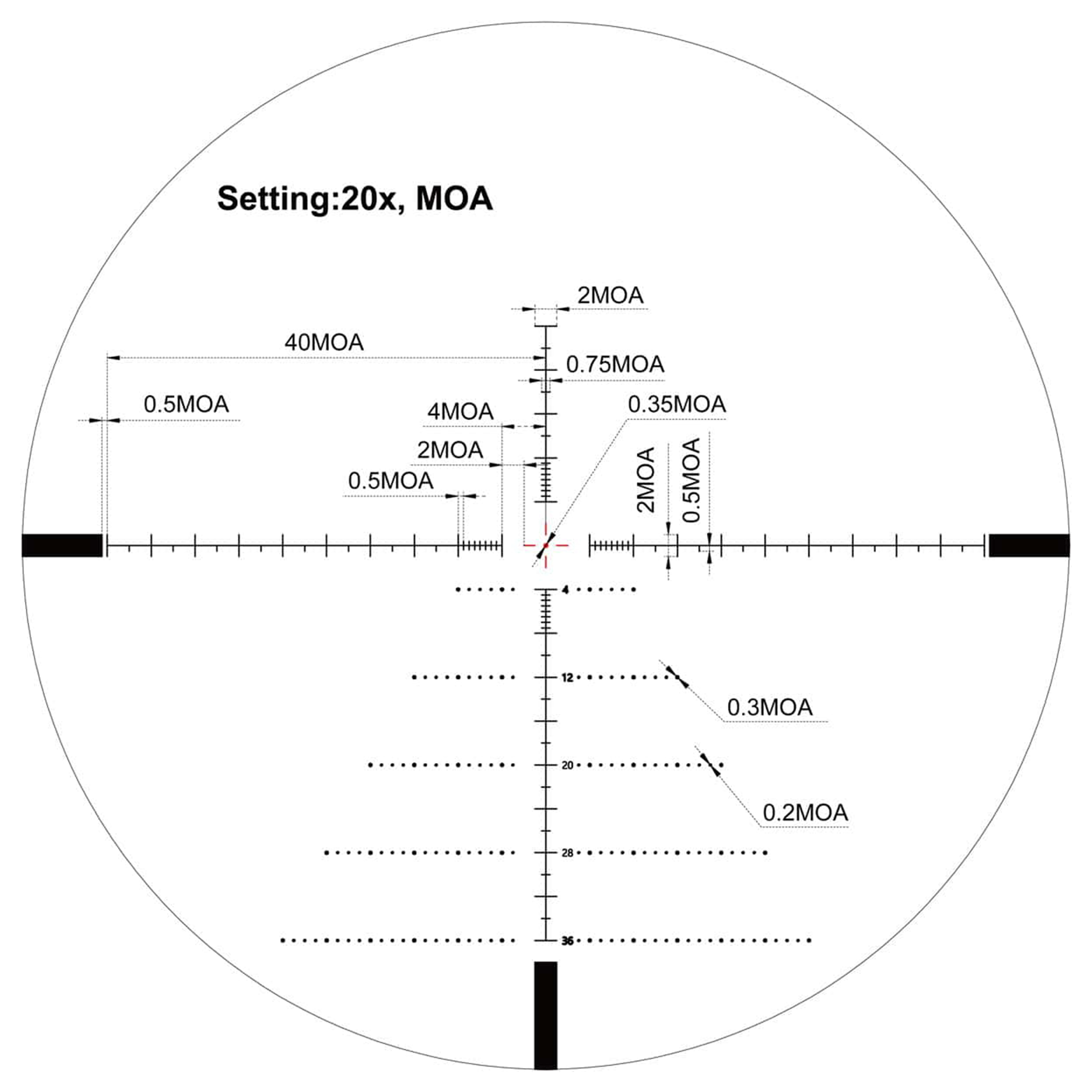 Luneta celownicza Vector Optics Tourex 6-24x50 FFP SCFF-19 - obrazek 9