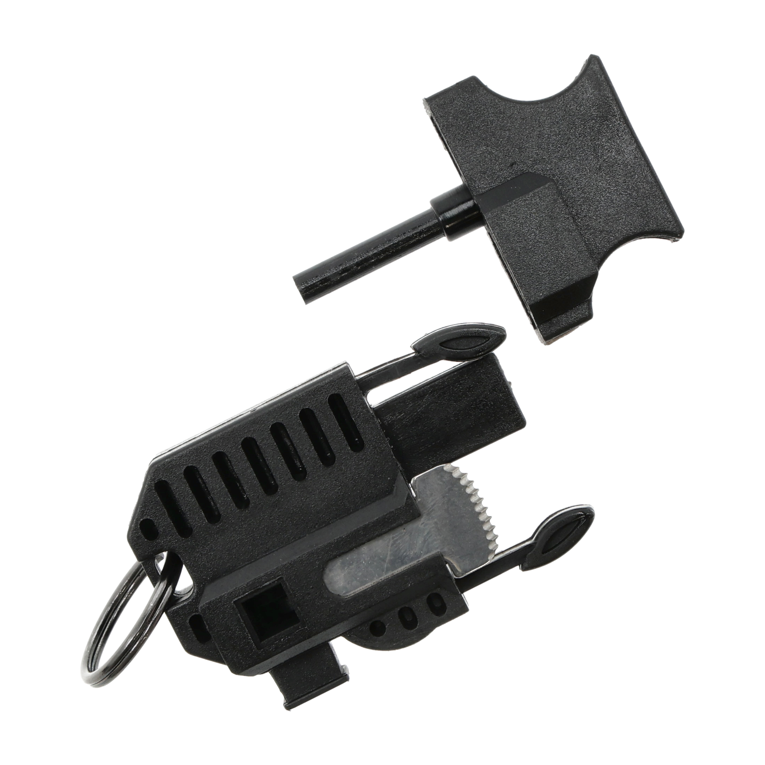 Multitool Sun Co. Outsider 4w1 z termometrem, kompasem, gwizdkiem alarmowym i krzesiwem - obrazek 4