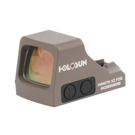 Kolimator Holosun HS407K X2 FDE Open Reflex SubCompact Pistol Sight