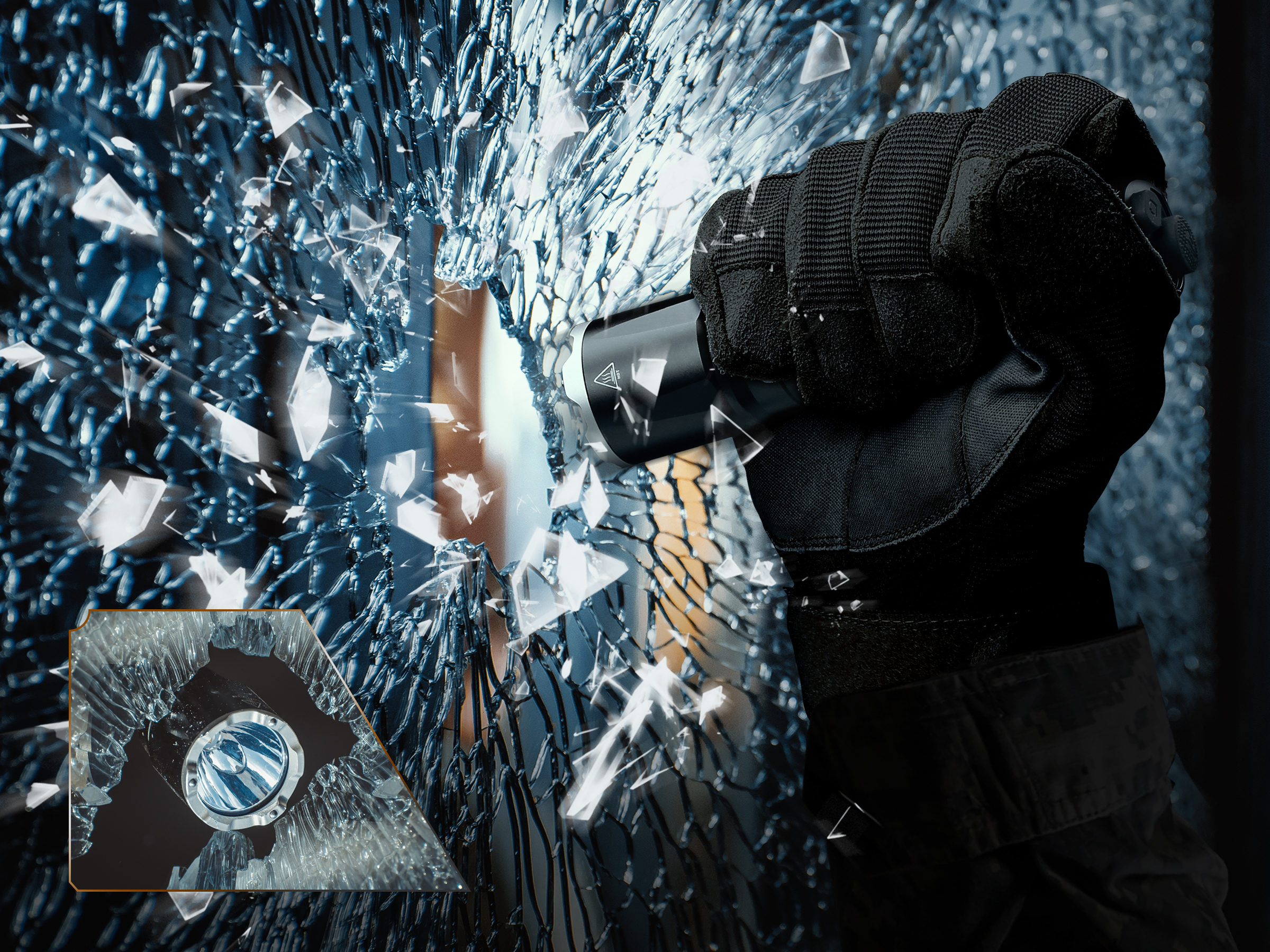 Latarka taktyczna LED Fenix TK16 V2.0 czarna - obrazek 10