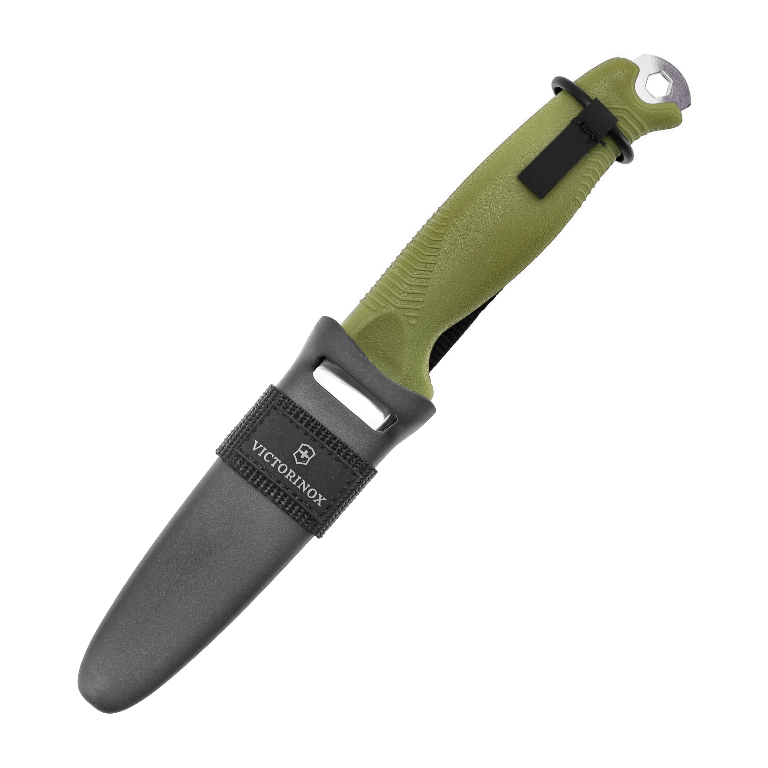 Nóż survivalowy Victorinox Venture 3.0902.4 oliwkowy - obrazek 4