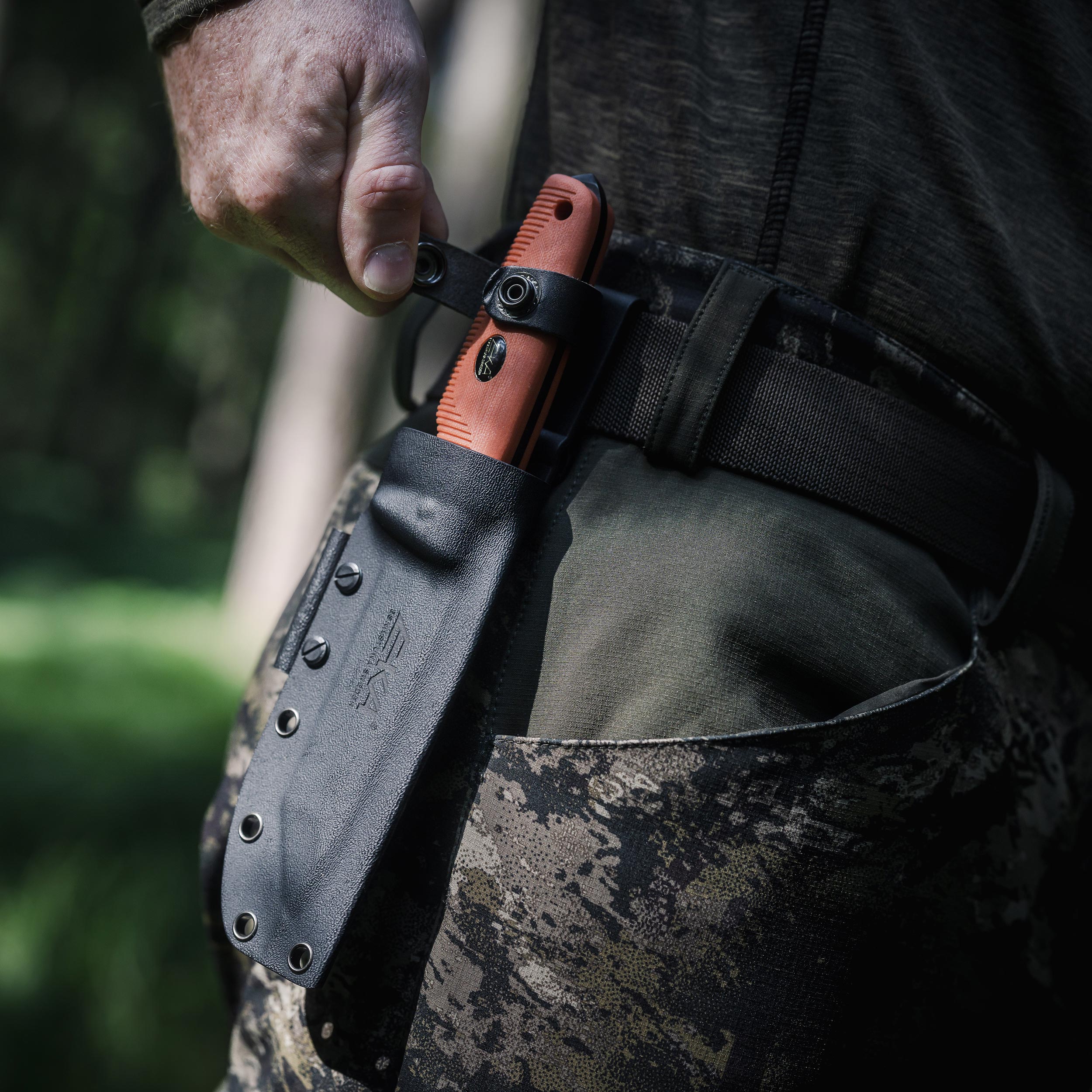 Nóż o stałej klindze Eka Nordic T12 pomarańczowy - obrazek 9