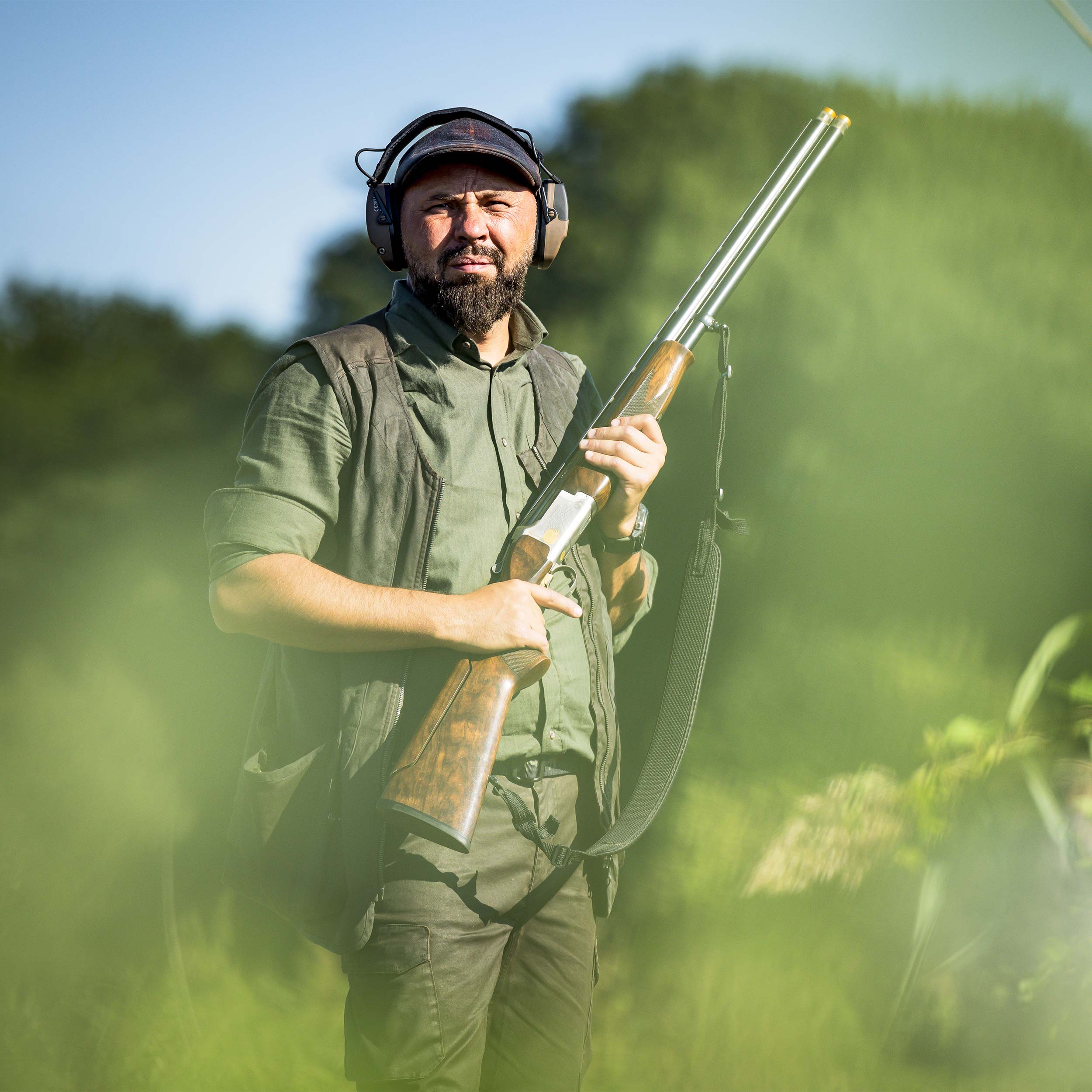 Ochronniki słuchu aktywne RealHunter Active ProSHOT BT brązowe - obrazek 10