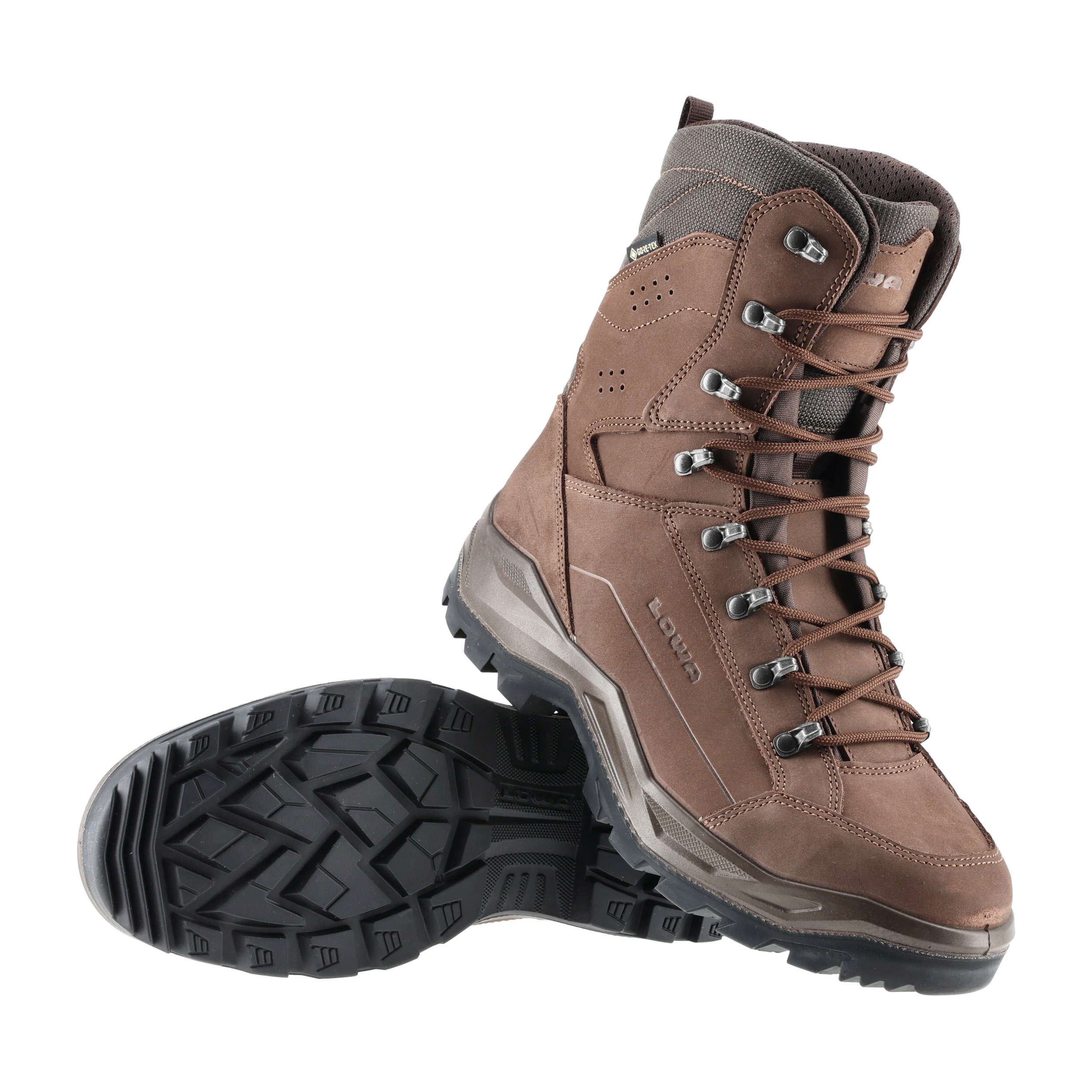 Buty wojskowe LOWA Renegade II N GTX HI TF, ciemnobrązowe 46 - obrazek 5