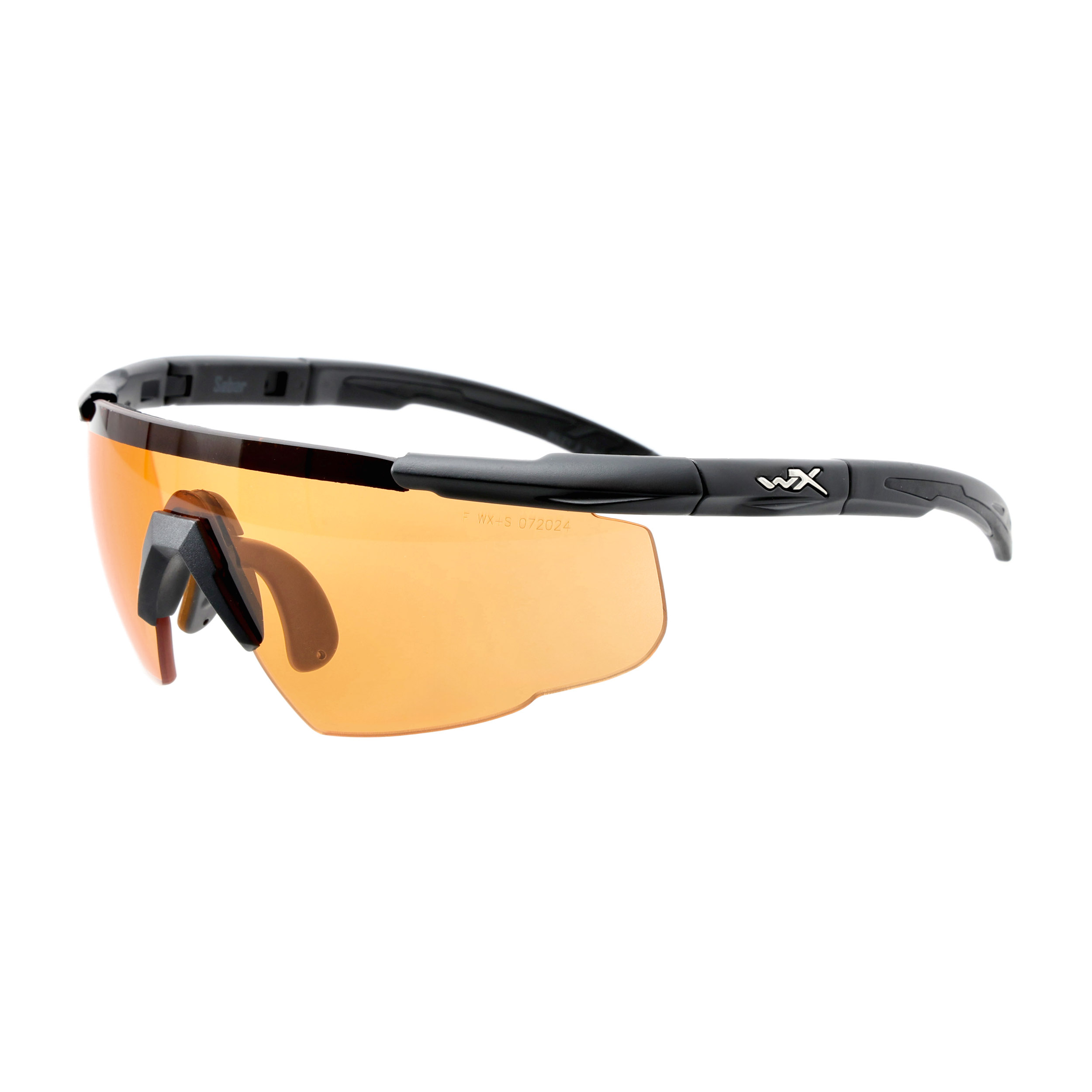 Okulary taktyczne Wiley X Saber Advanced 306 smoke / light rust, czarne oprawki