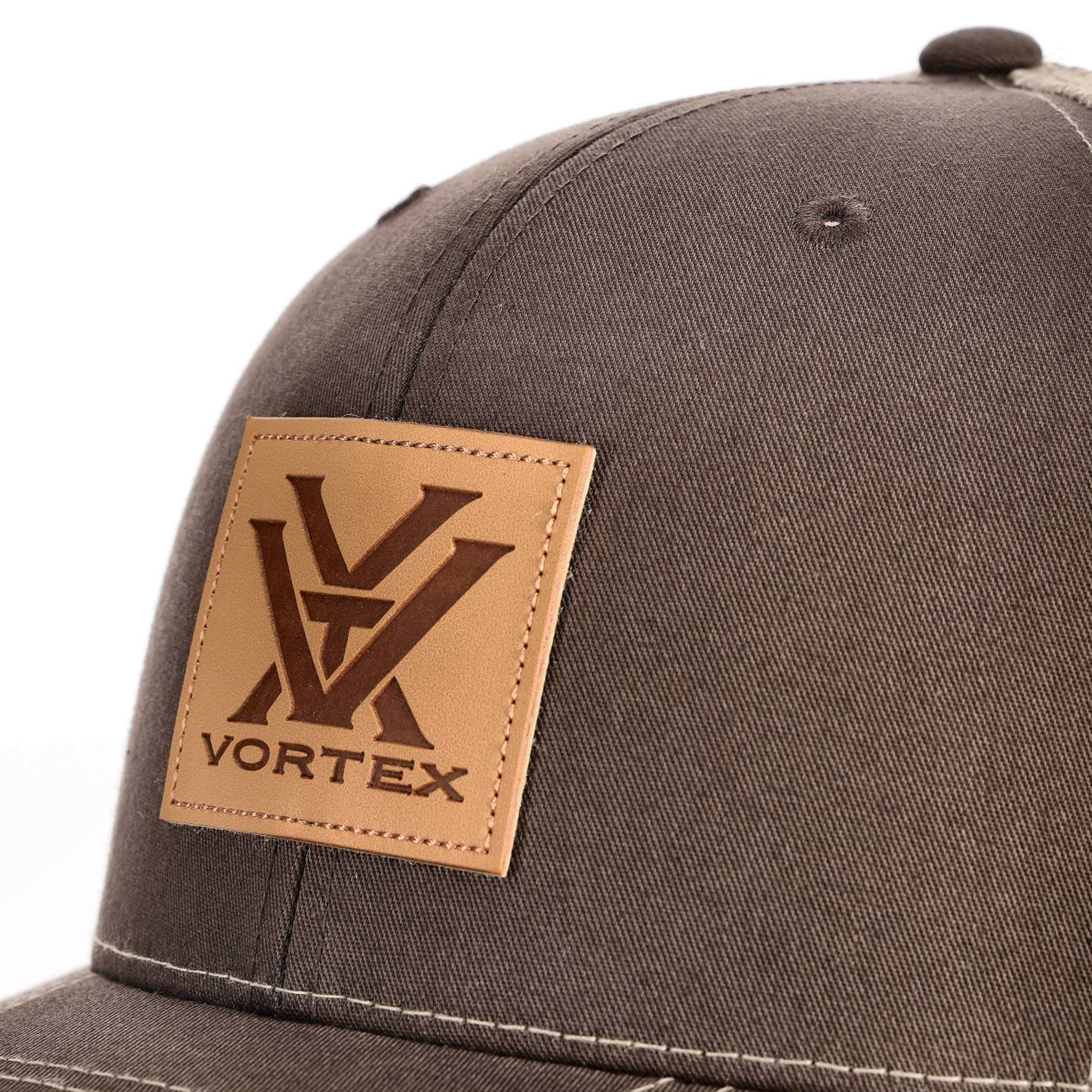 Czapka z daszkiem unisex Vortex Barneveld 608 brązowa - obrazek 3