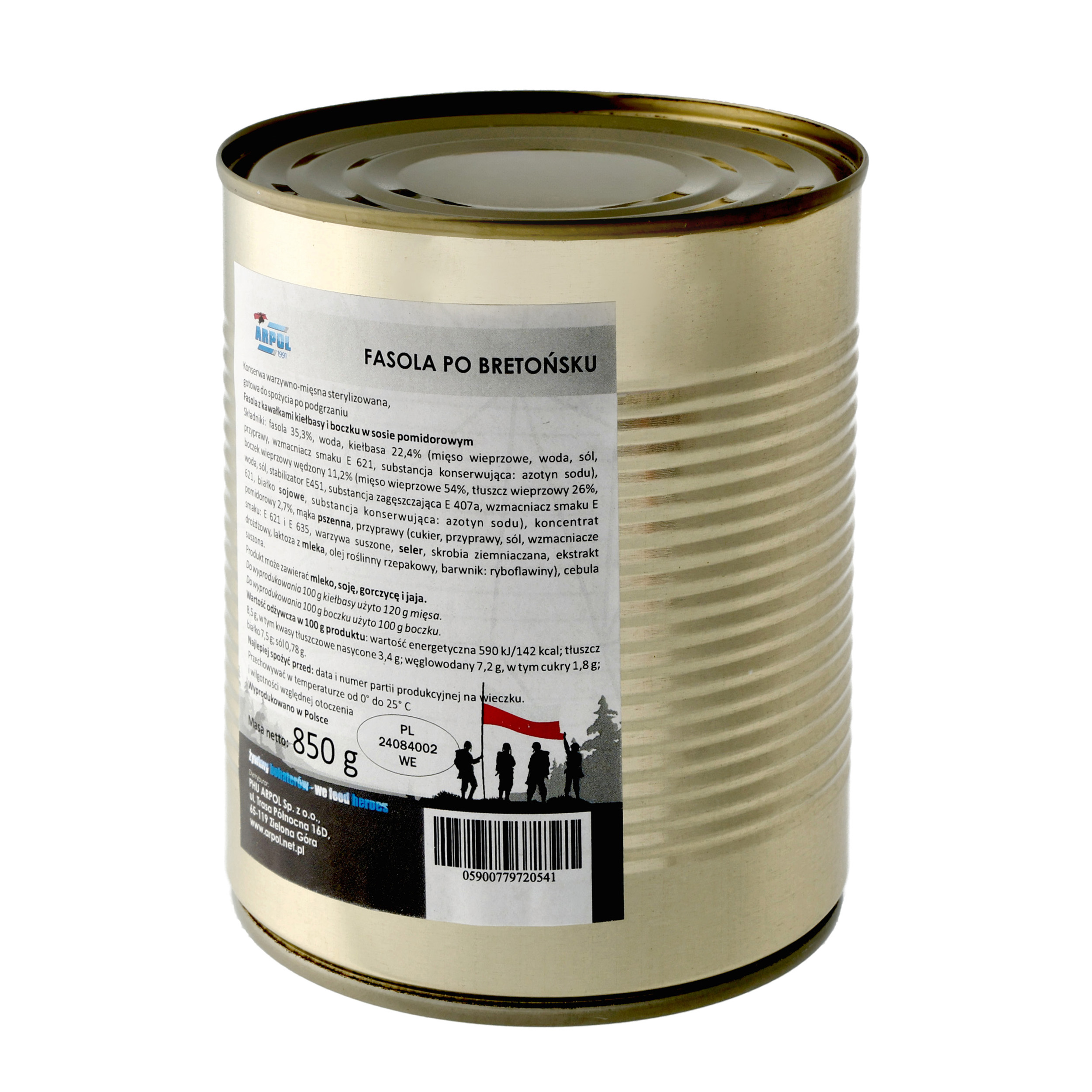 Fasola Arpol po bretońsku 850 g - obrazek 2