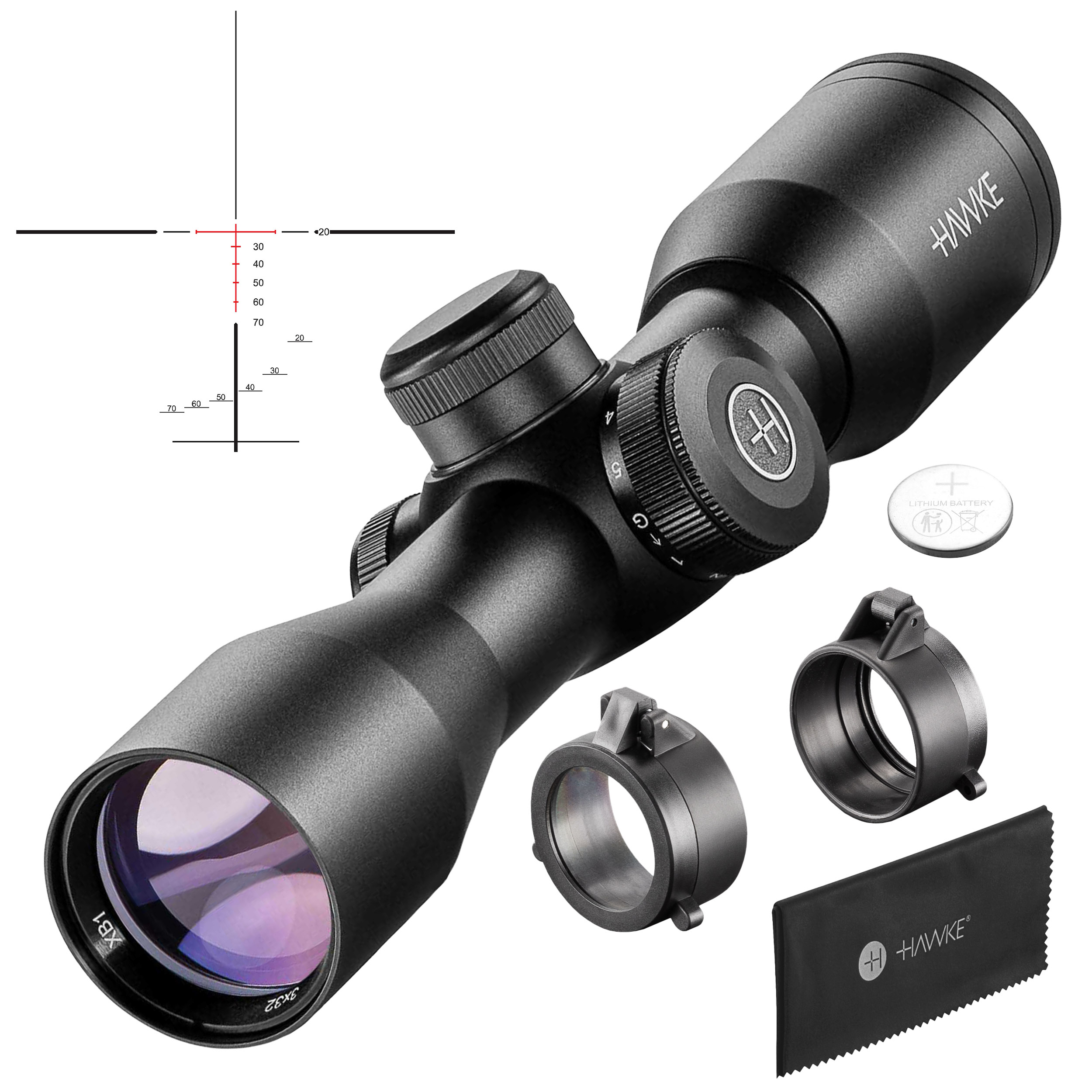 Luneta celownicza do kuszy Hawke XB Crossbow 3x32 IR - obrazek 8