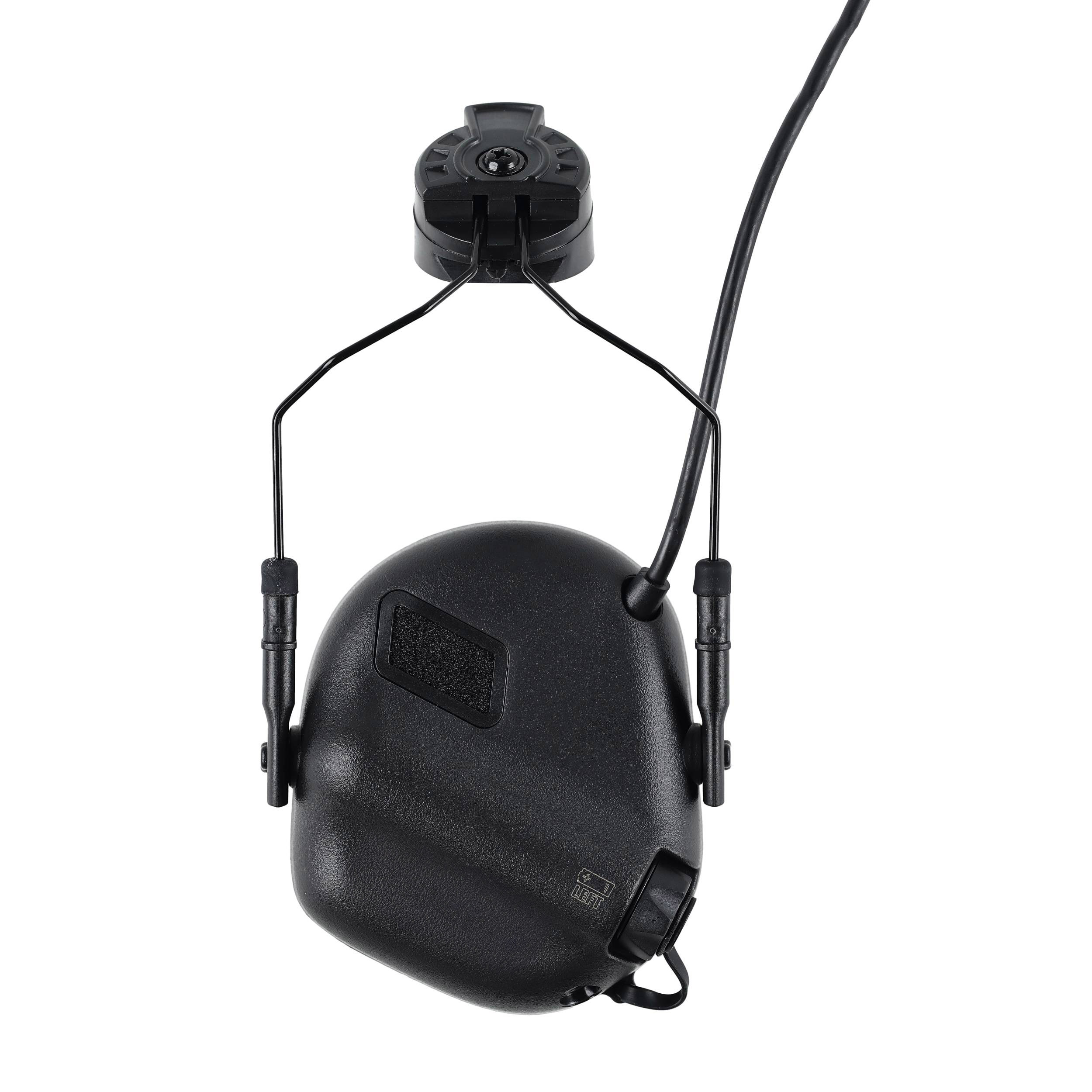 Aktywne ochronniki słuchu do hełmów Earmor M31H-BK/ARC Plus Fast czarne - obrazek 5