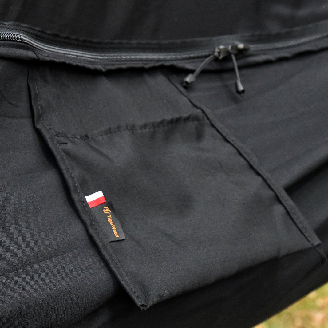 Hamak obozowy TigerWood Niedźwiedź z moskitierą czarny - obrazek 6