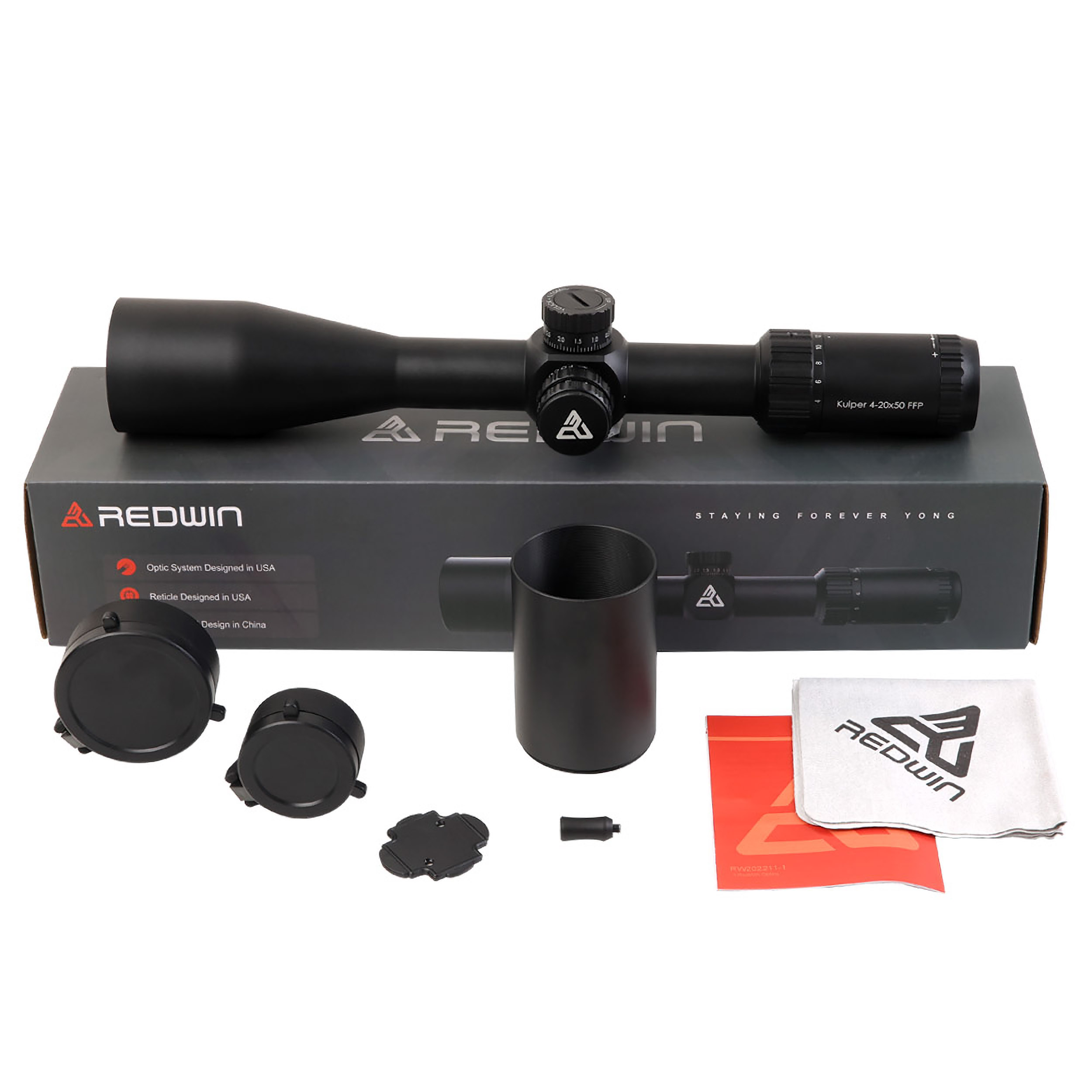 Luneta Redwin myśliwska Kuiper 4-20x50 FFP IR - obrazek 5
