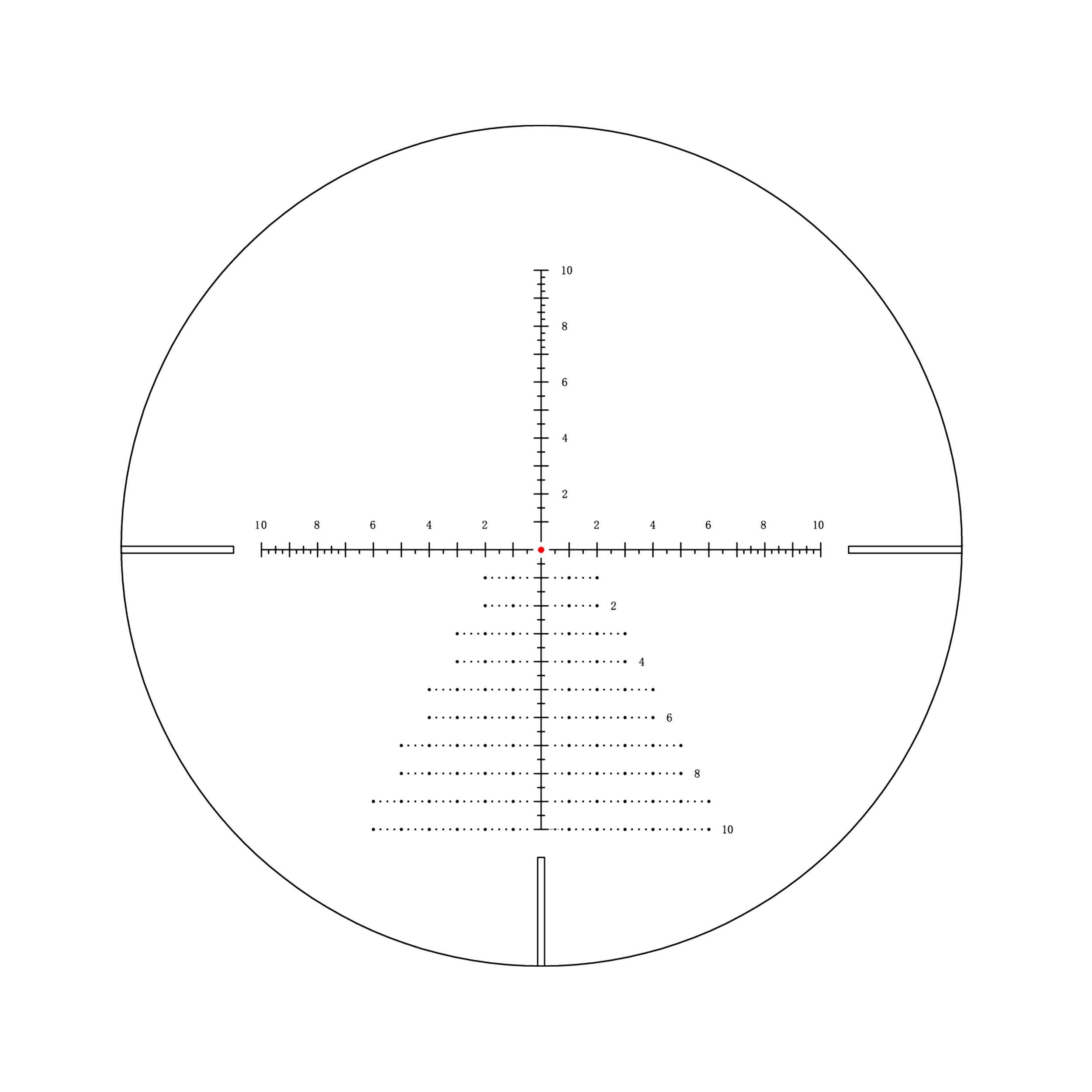 Luneta celownicza Vector Optics Veyron 3-12x44 IR Compact SFP MPR-V10 SCOM-40 czarna - obrazek 8