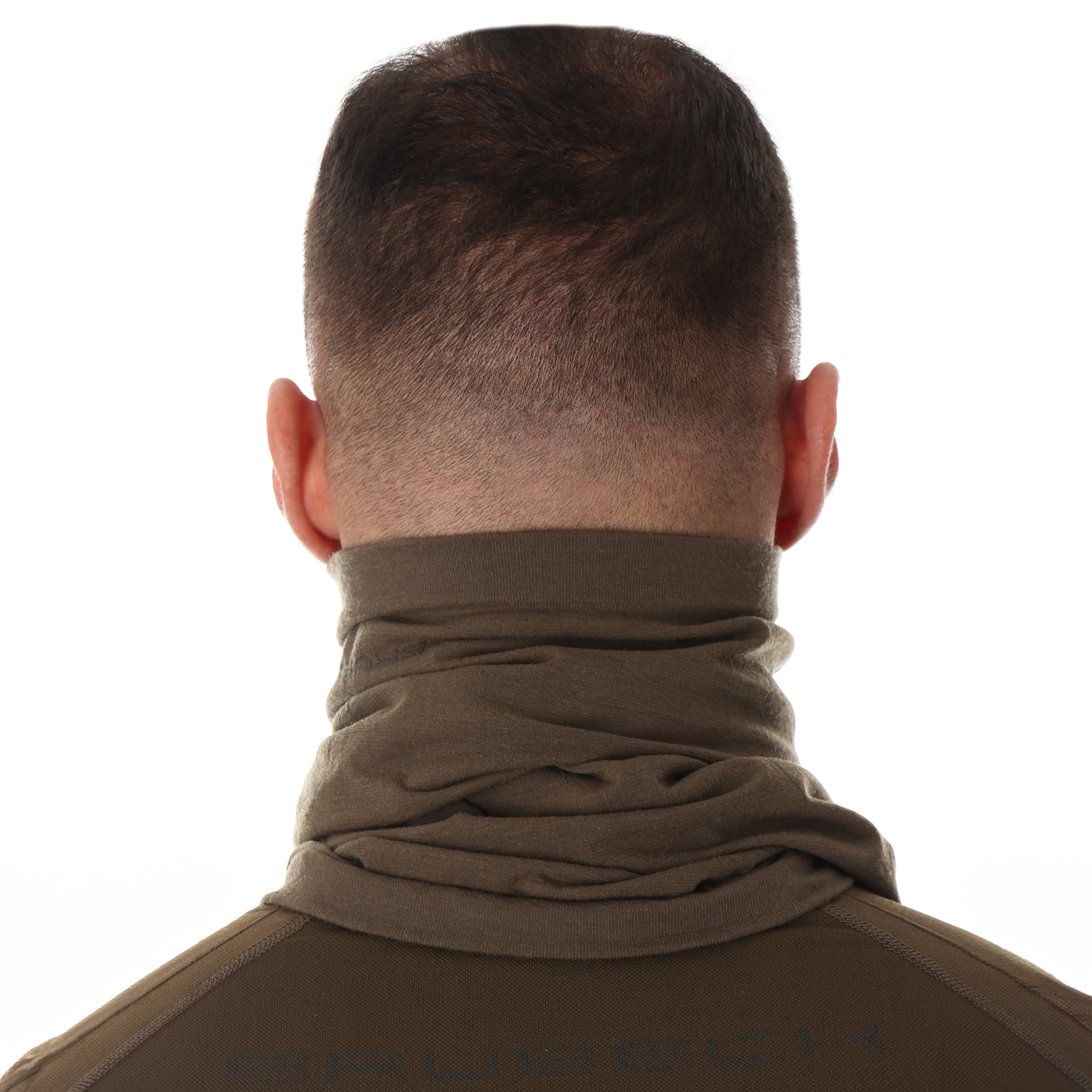 Komin Brubeck Ranger Wool wełniany khaki L/XL - obrazek 4