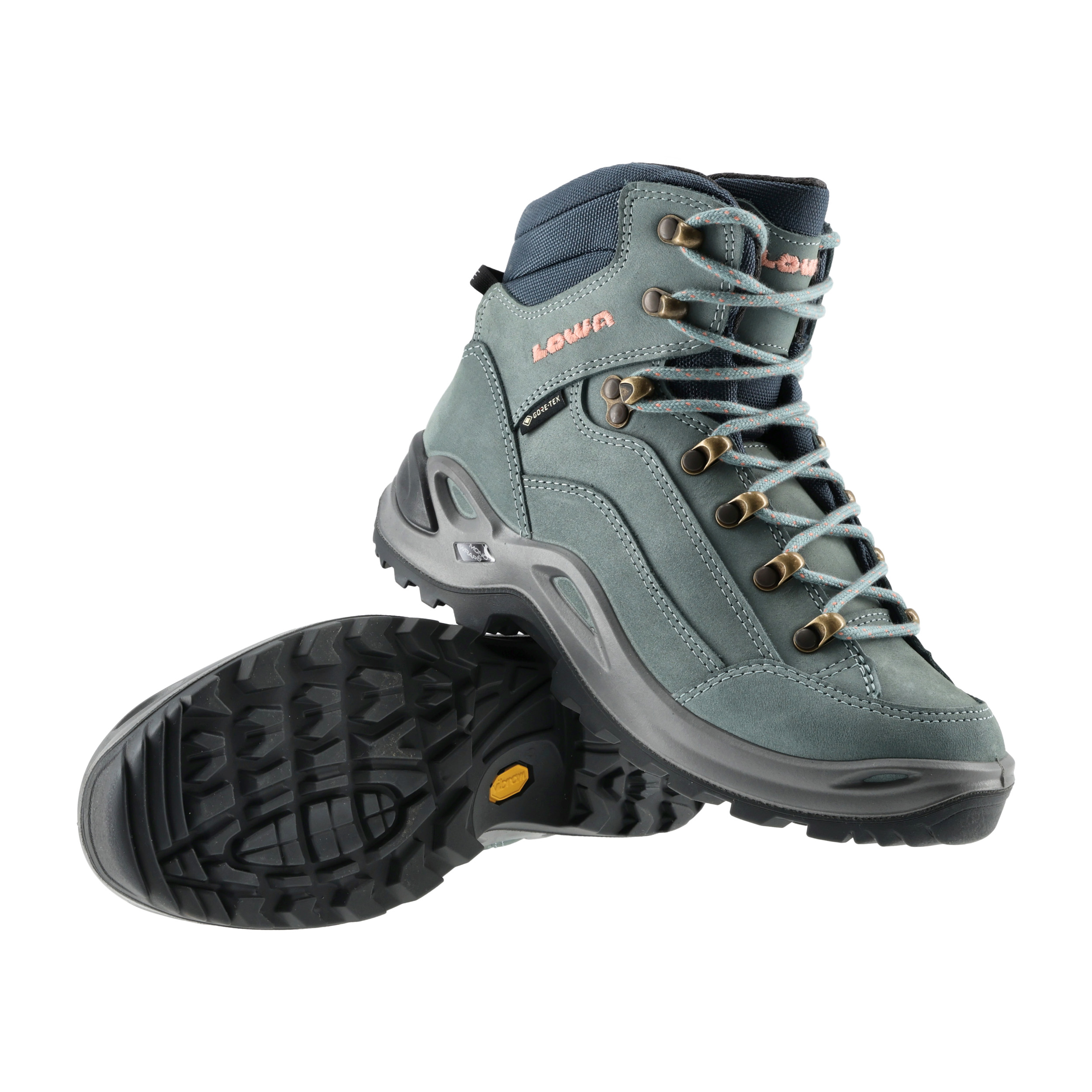 Buty damskie LOWA Renegade GTX mid WS niebiesko/łososiowe 39,5 - obrazek 5