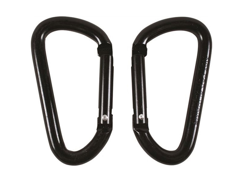 Karabińczyk BCB czarny 8 mm 2 szt.