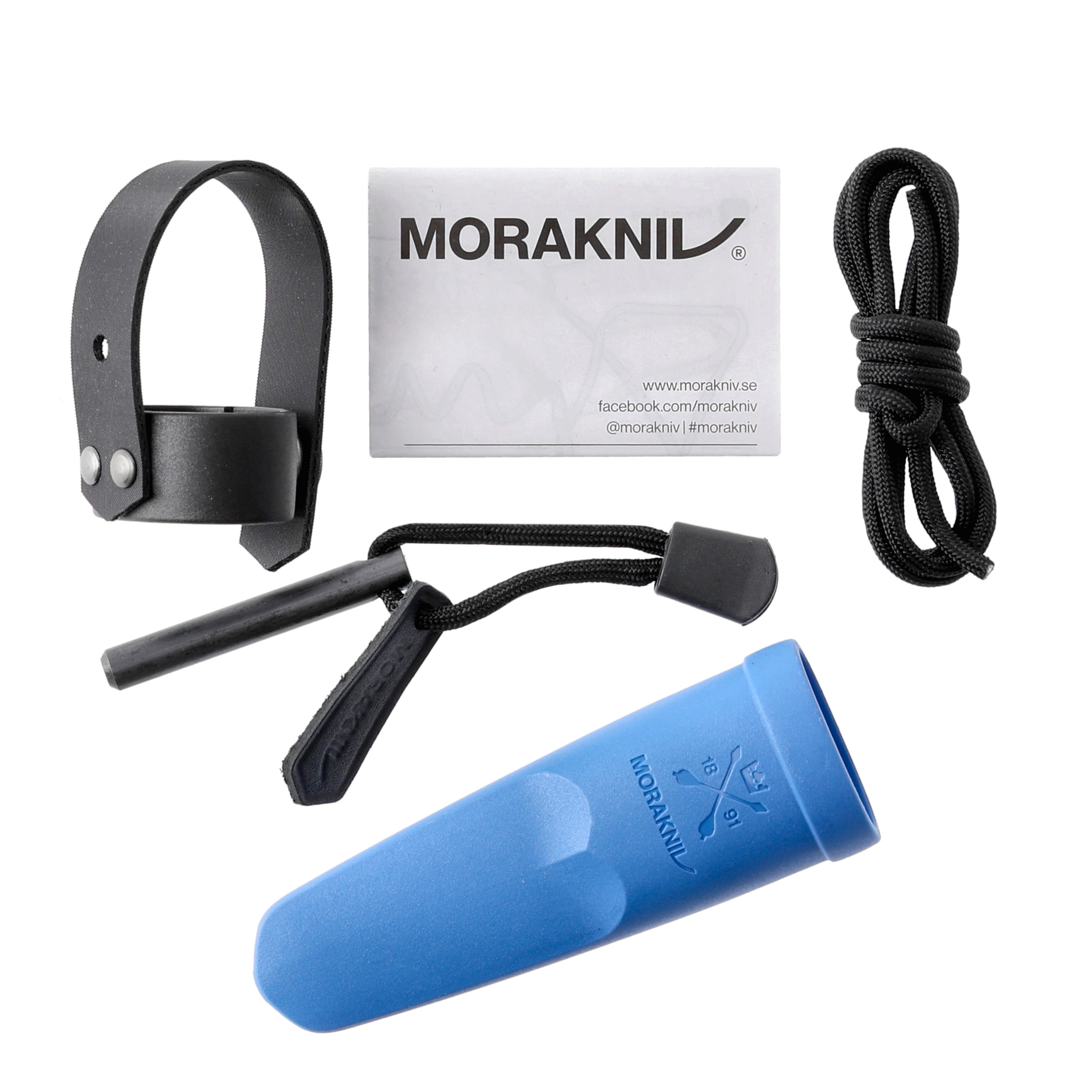 Nóż Morakniv Eldris niebieski z zestawem Neck Knife stal nierdzewna - obrazek 6