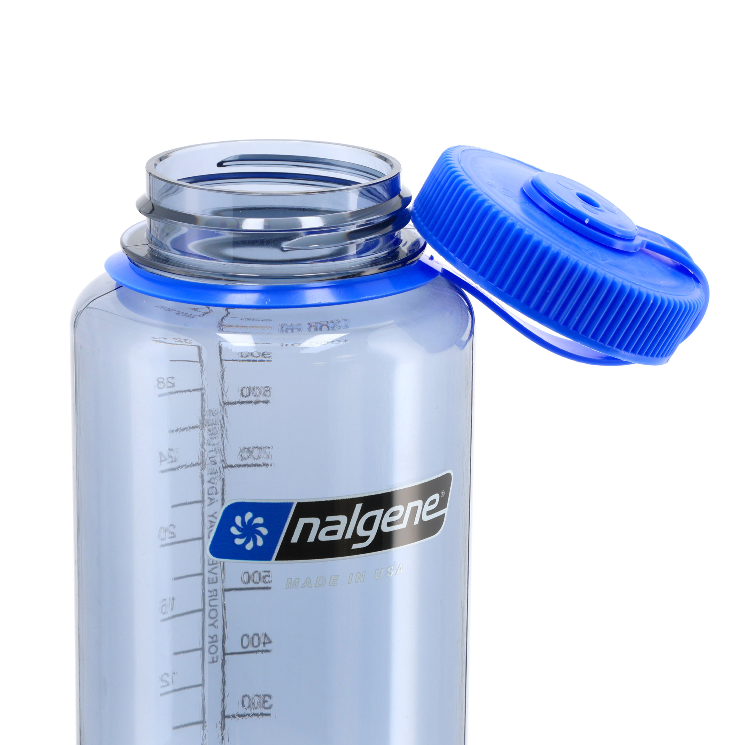 Butelka Nalgene Wide Mouth 1 l szara z szerokim wlewem - obrazek 3