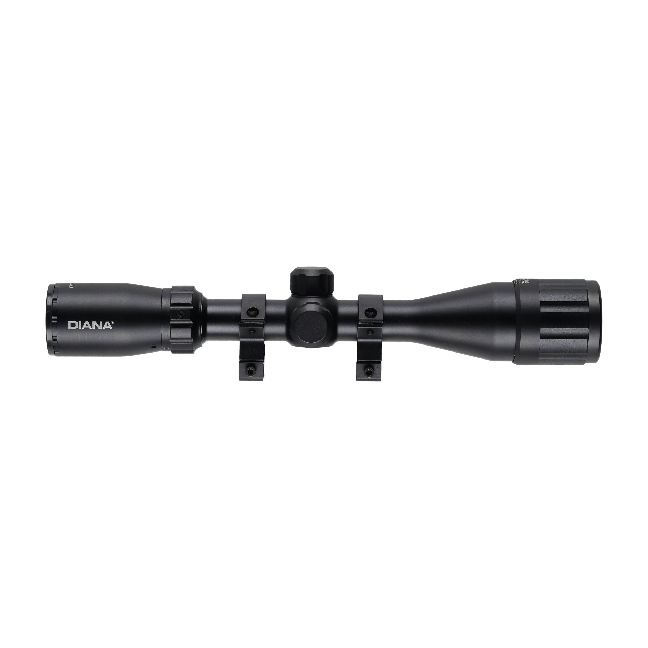 Luneta celownicza Diana 3-9x40 1" AO Duplex z/m 11 mm + montaż kompensacyjny Diana ZR 1"-30 mm/11 mm - obrazek 2