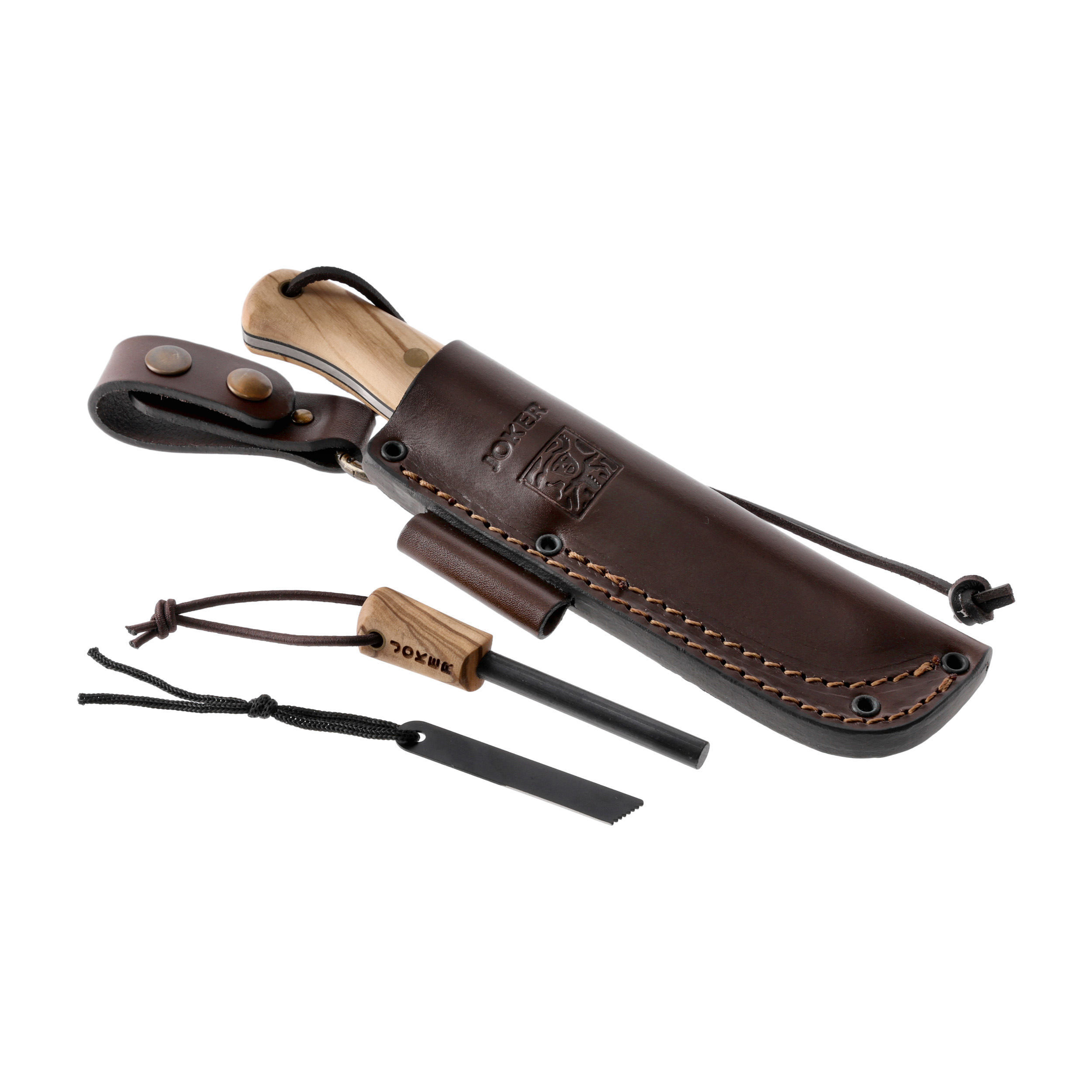 Nóż bushcraft Joker Campero CN112-P z krzesiwem - obrazek 6