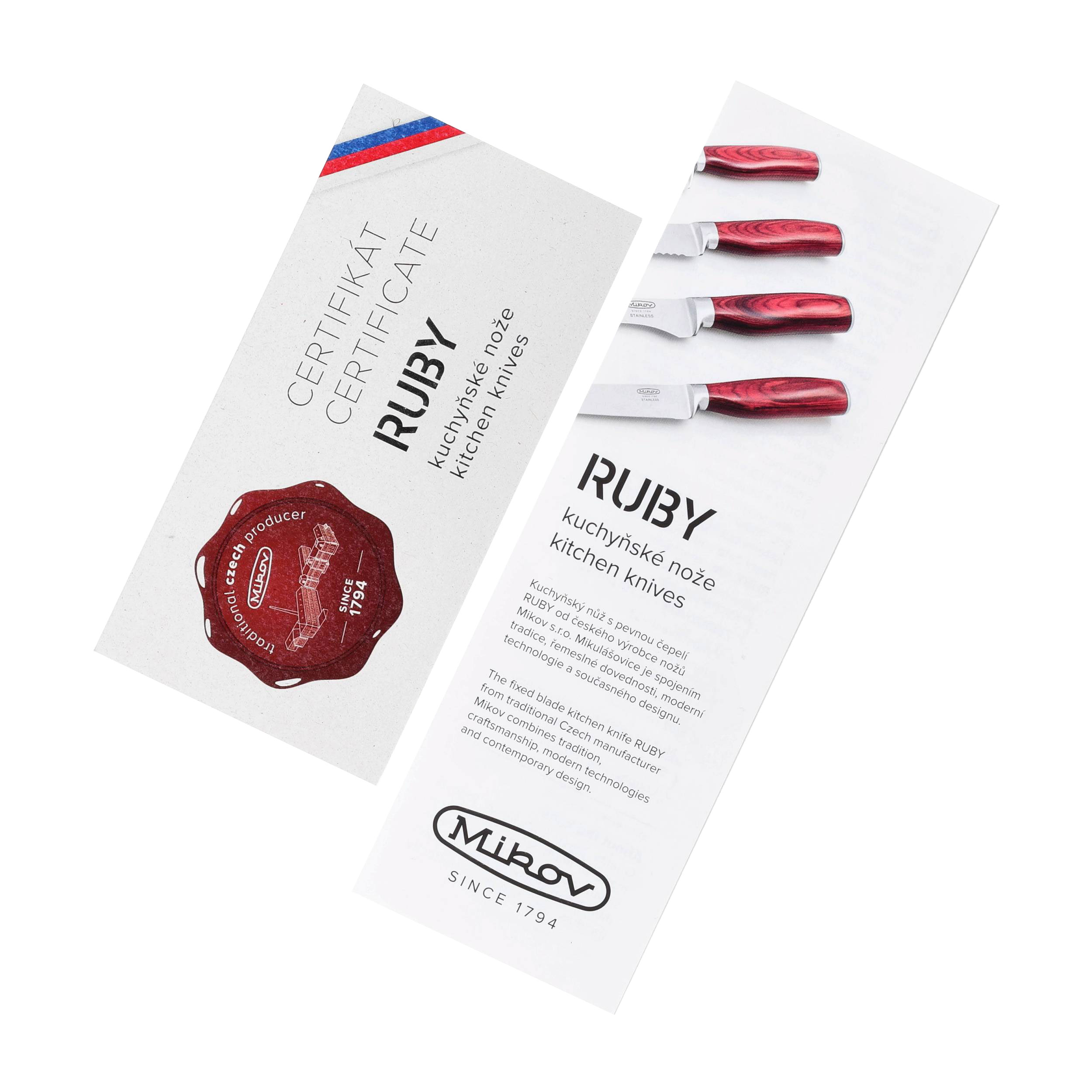 Nóż kuchenny uniwersalny Mikov Ruby 403-ND-13 - obrazek 6