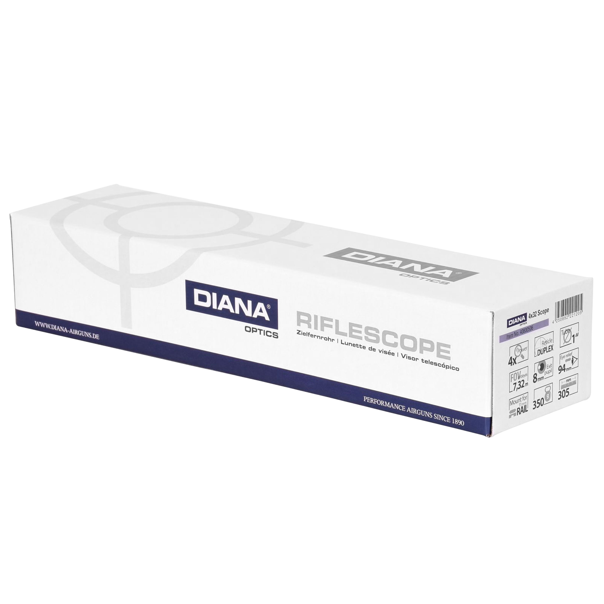 Luneta celownicza Diana 4x32 1" Duplex z/m 11 mm - obrazek 5