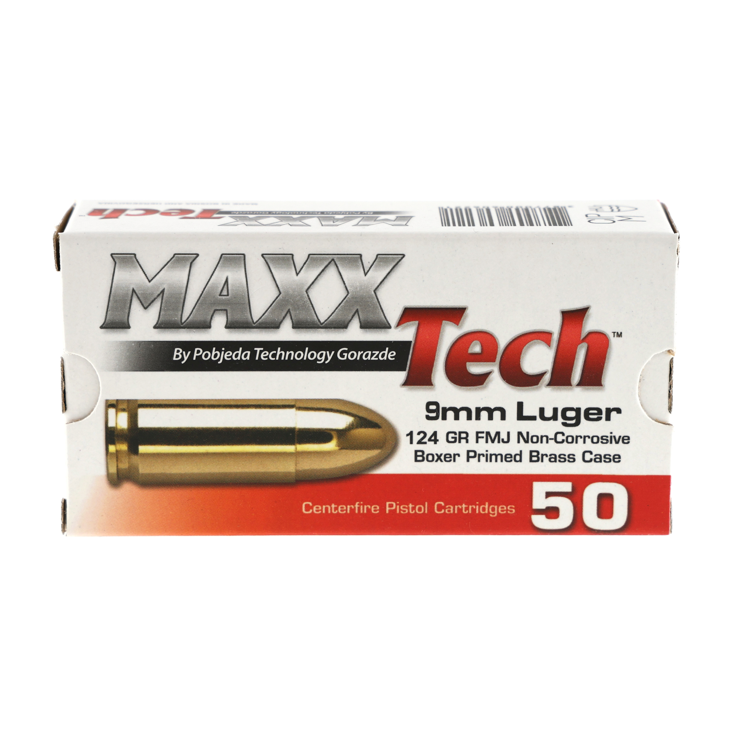 Amunicja PTG kal. 9x19 mm Luger FMJ 8 g - obrazek 4