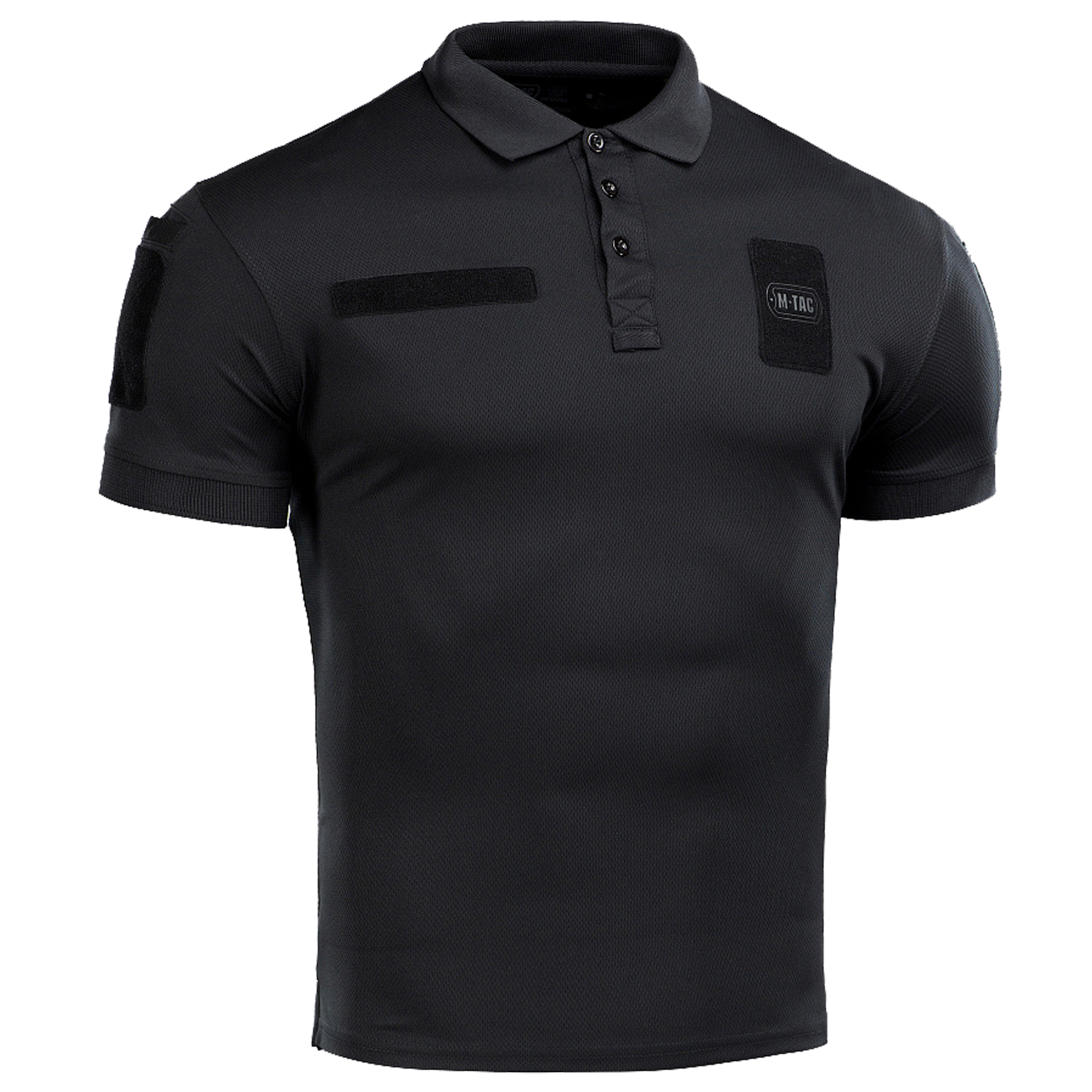 Koszulka polo męska M-Tac Elite Tactical Coolmax czarna M - obrazek 3