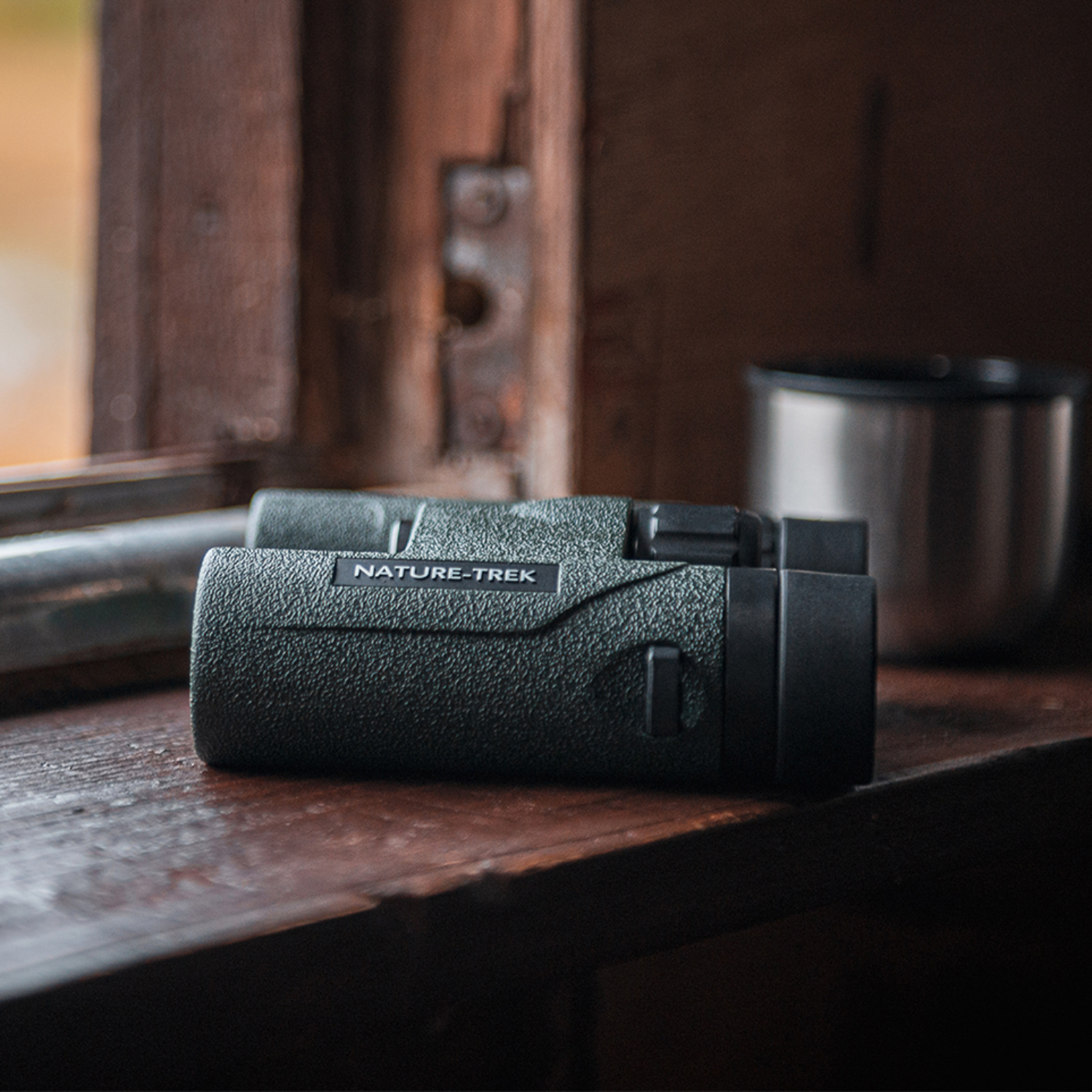 Lornetka Hawke Nature Trek Compact 10x25 zielona - obrazek 9