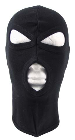 Kominiarka bawełniana MFH 3 otwory czarna