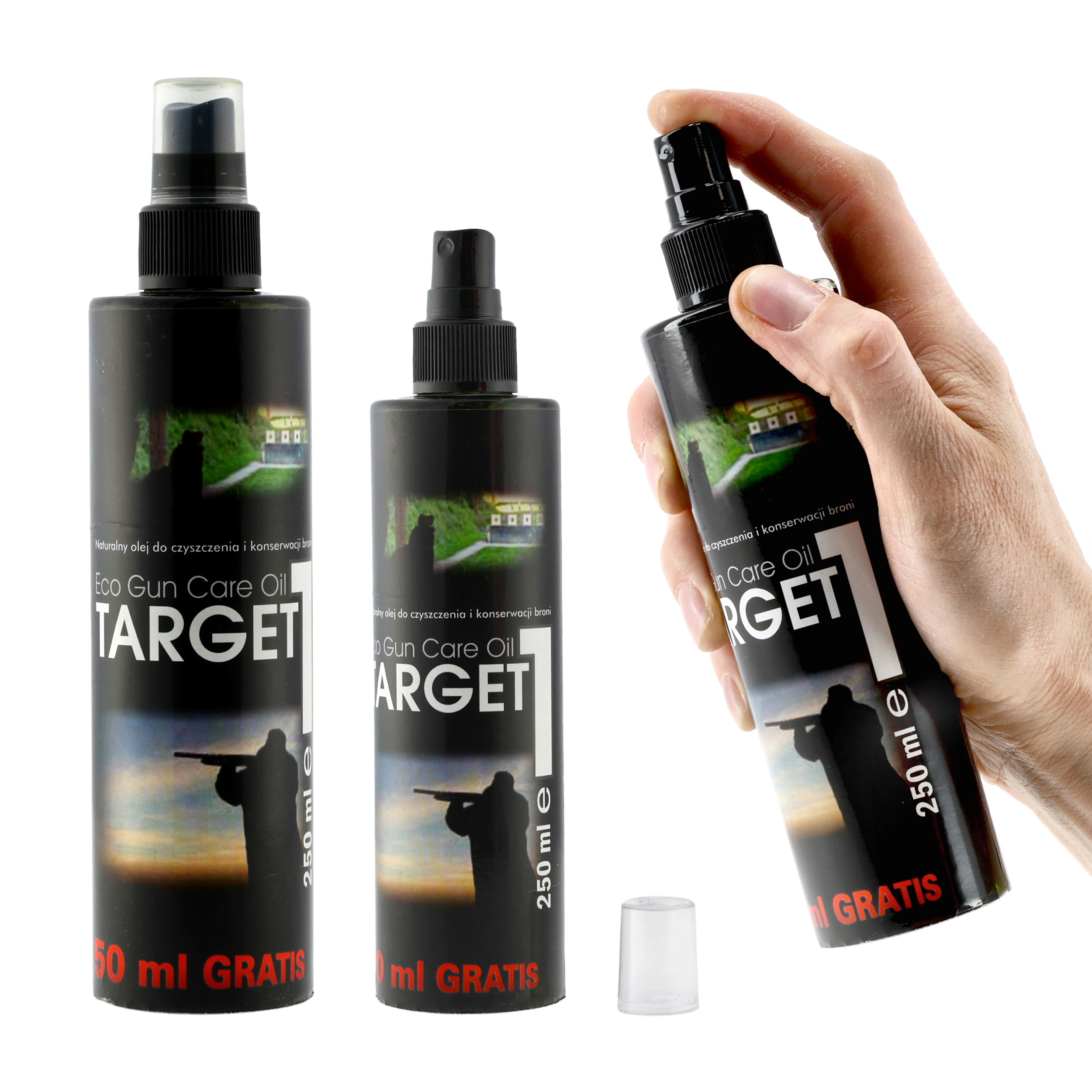 Olej do konserwacji broni Target1 250 ml / ekologi - obrazek 5