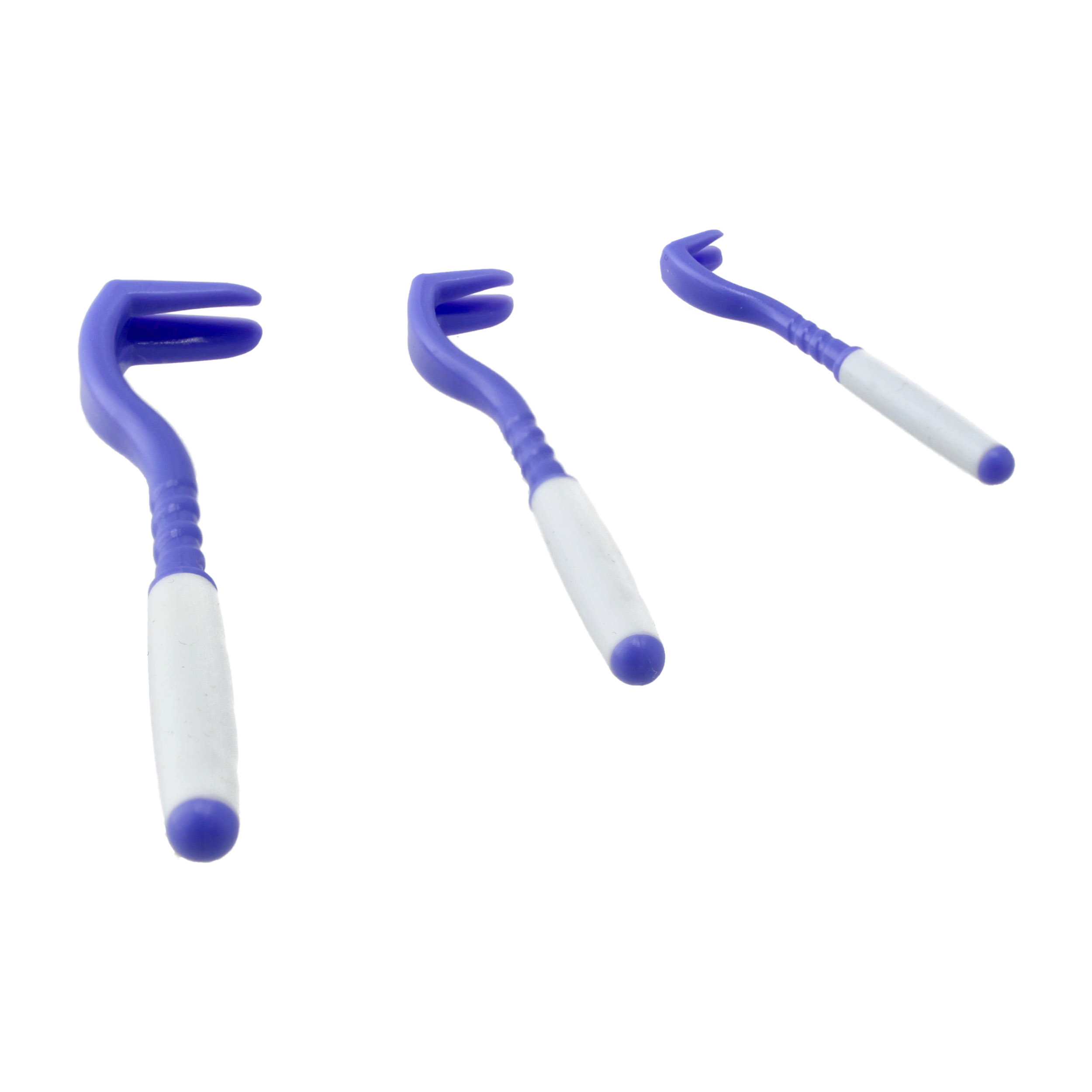 Kleszczołapki przyrząd do usuwania kleszczy Tick Twister® Clipbox Trio z brelokiem, fioletowe 3 szt. - obrazek 3